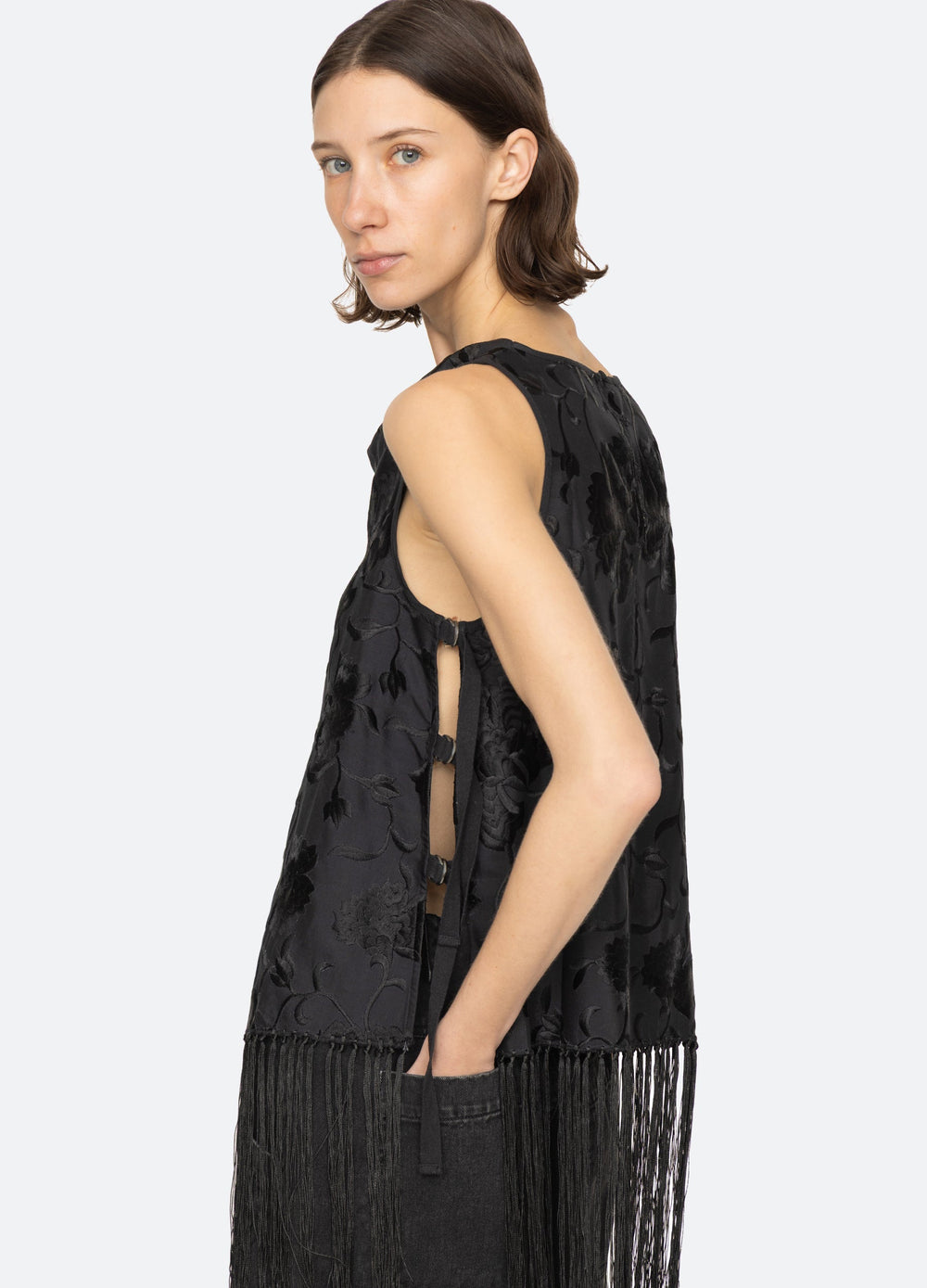 Priscilla Vest Cream / Sea New York Sale