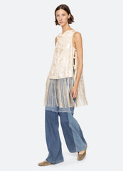 Priscilla Vest Cream / Sea New York Sale