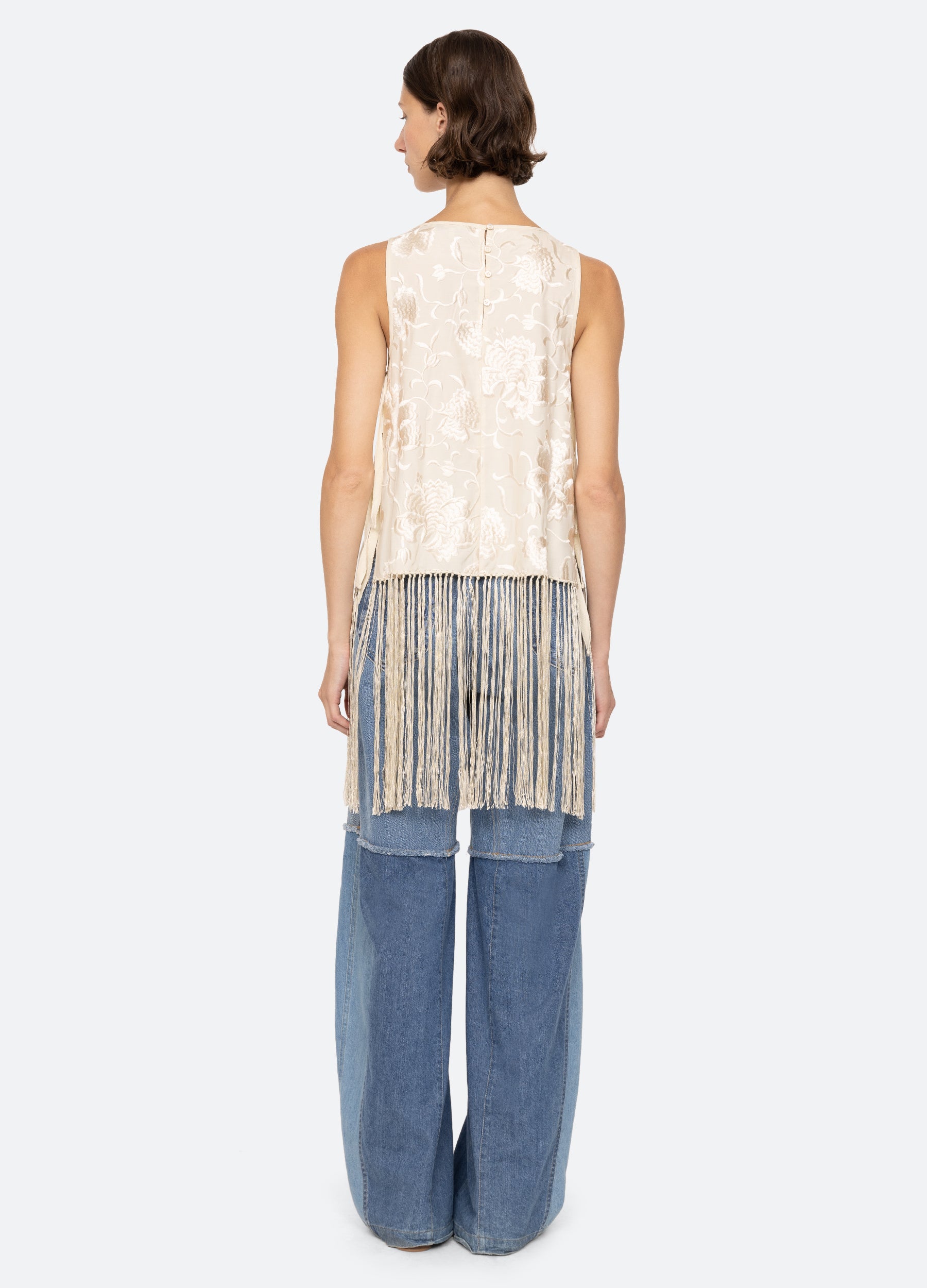 Priscilla Vest Cream / Sea New York Sale