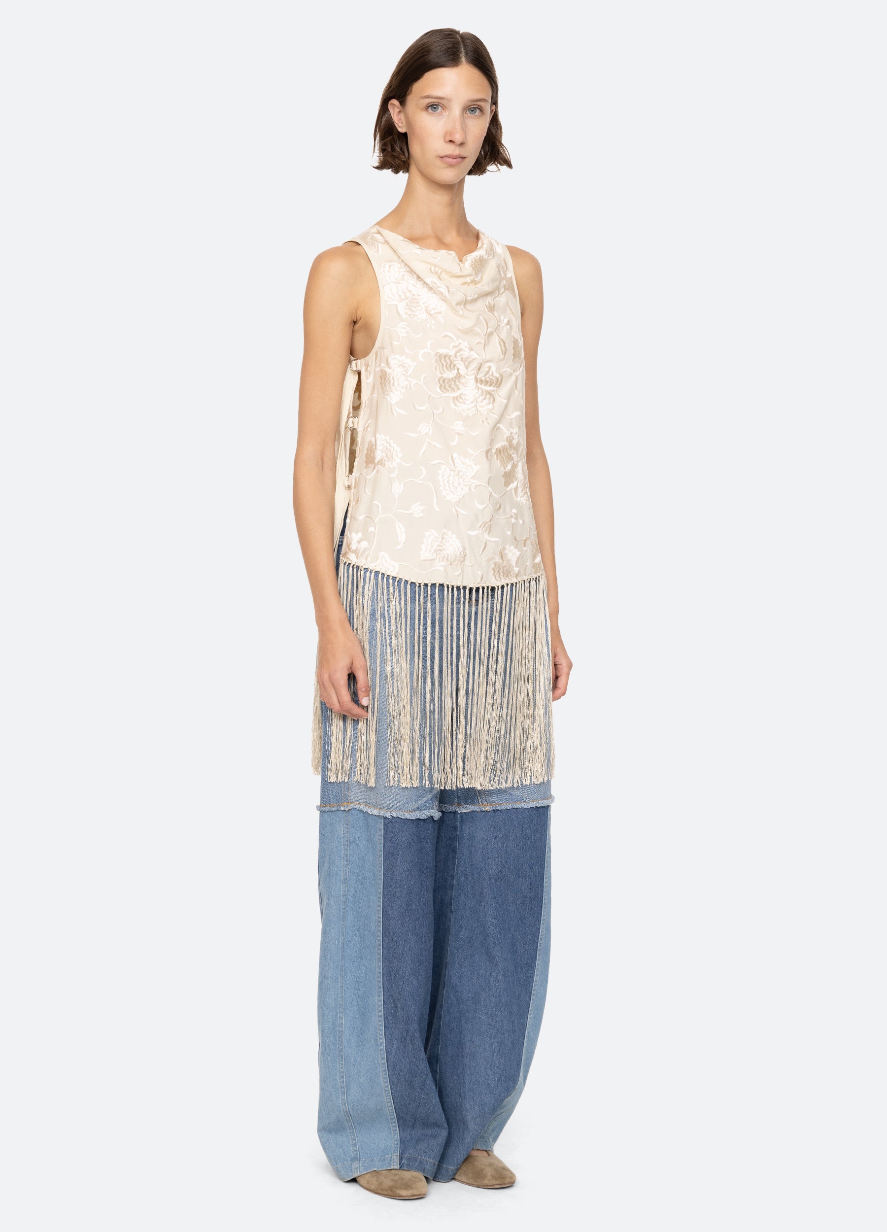 Priscilla Vest Cream / Sea New York Sale