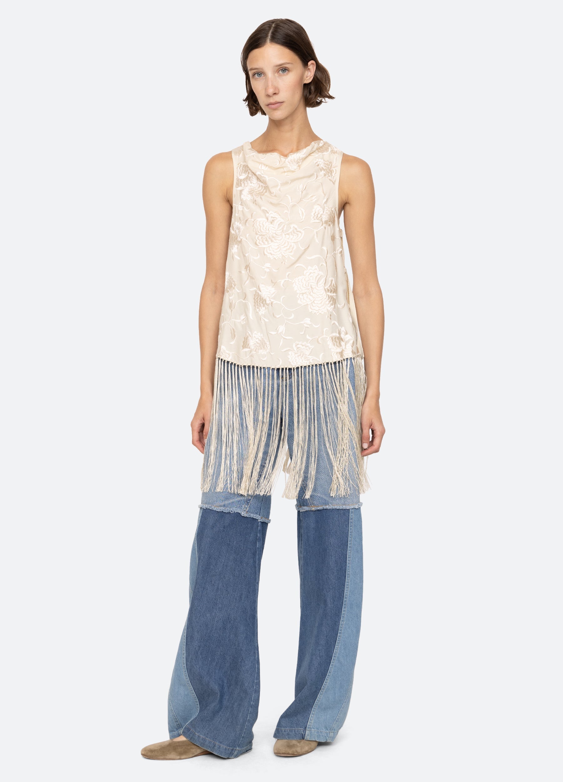 Priscilla Vest Cream / Sea New York Sale