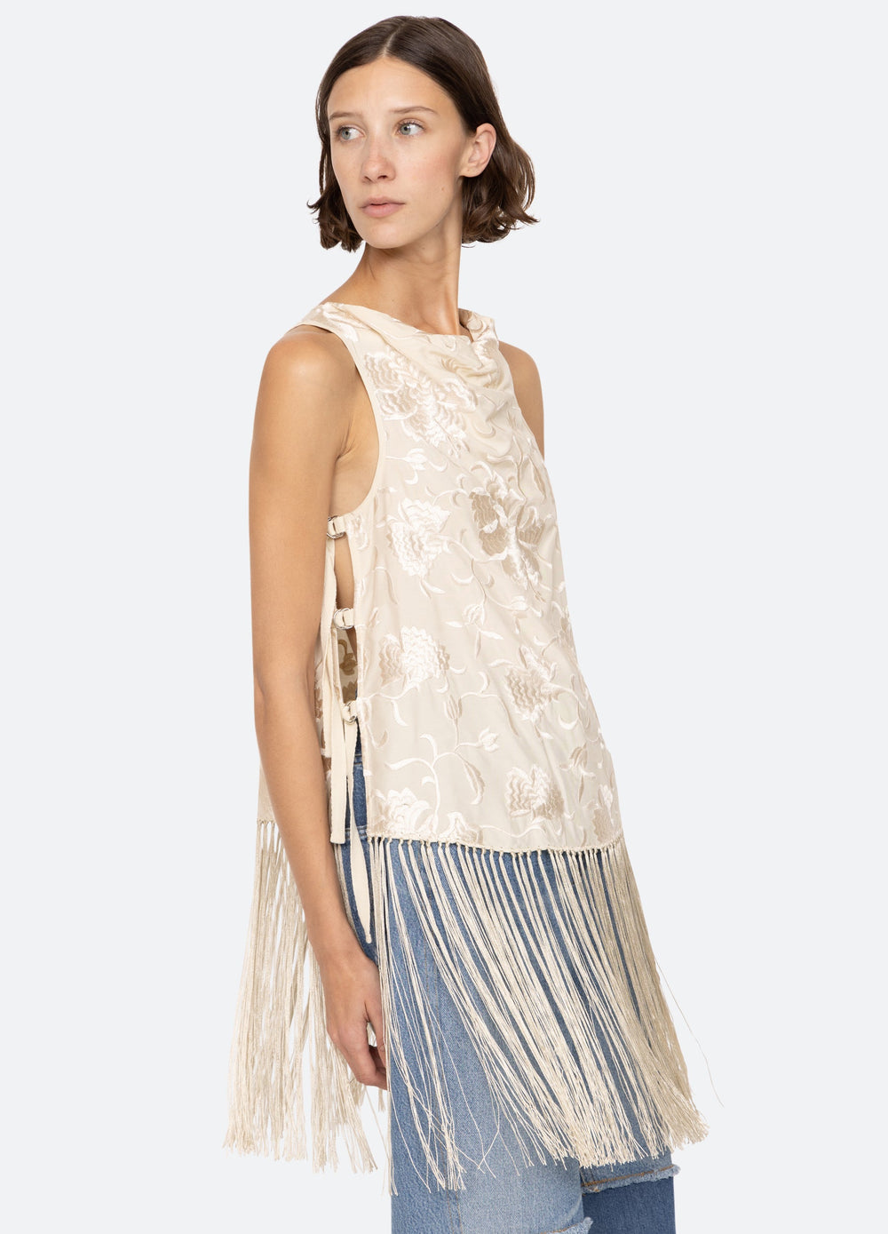 Priscilla Vest Cream / Sea New York Sale
