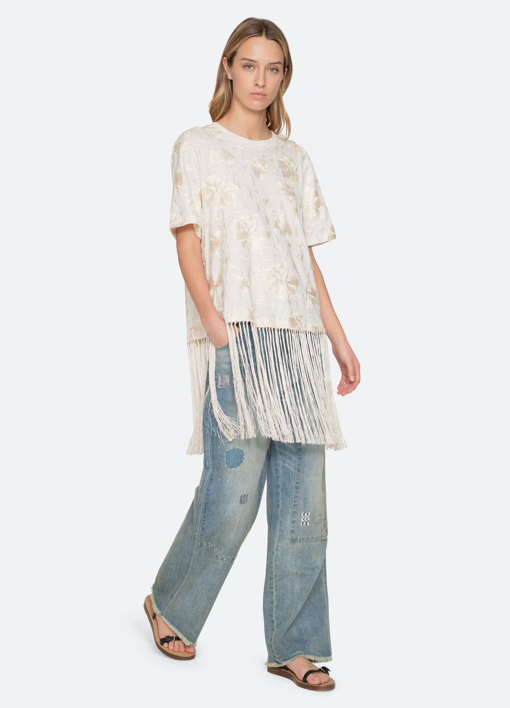 Rafina Combo T-Shirt White / Sea New York Outlet