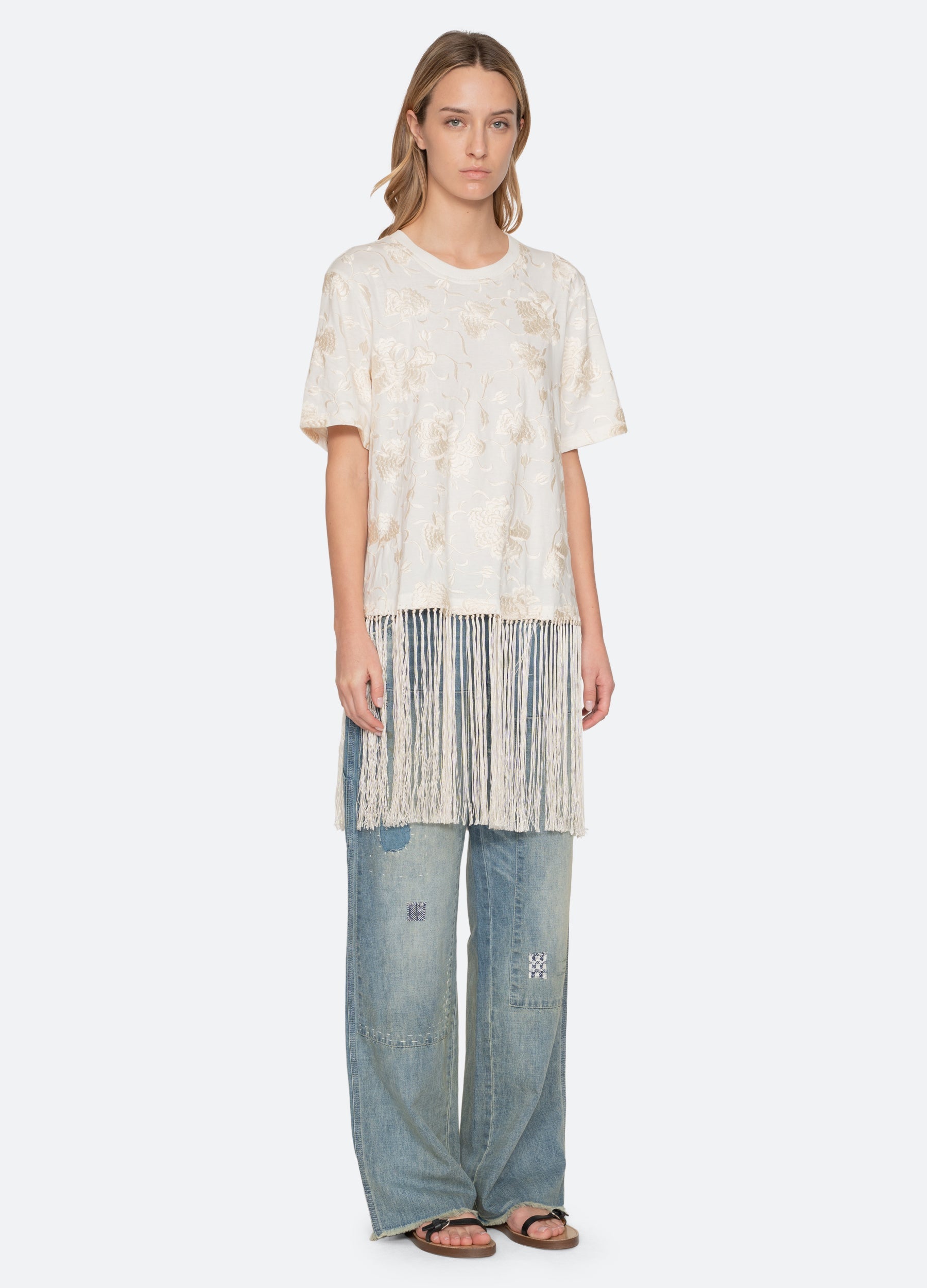 Rafina Combo T-Shirt White / Sea New York Outlet