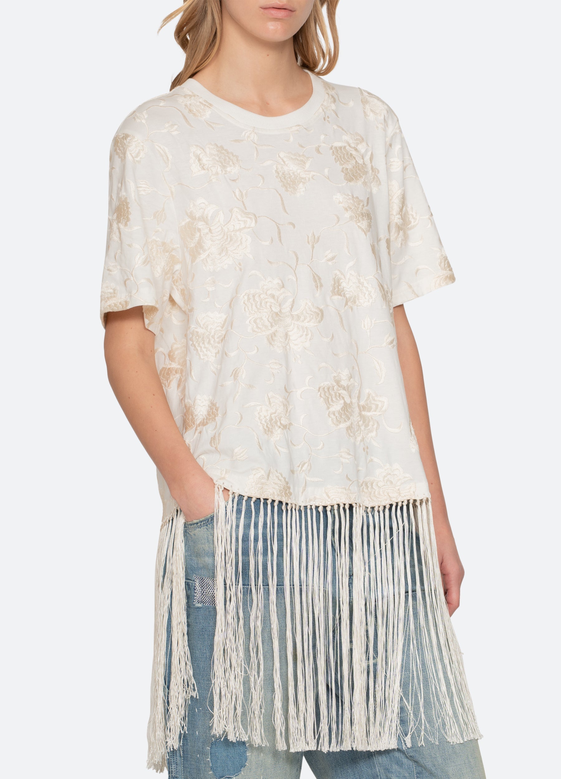 Rafina Combo T-Shirt White / Sea New York Outlet