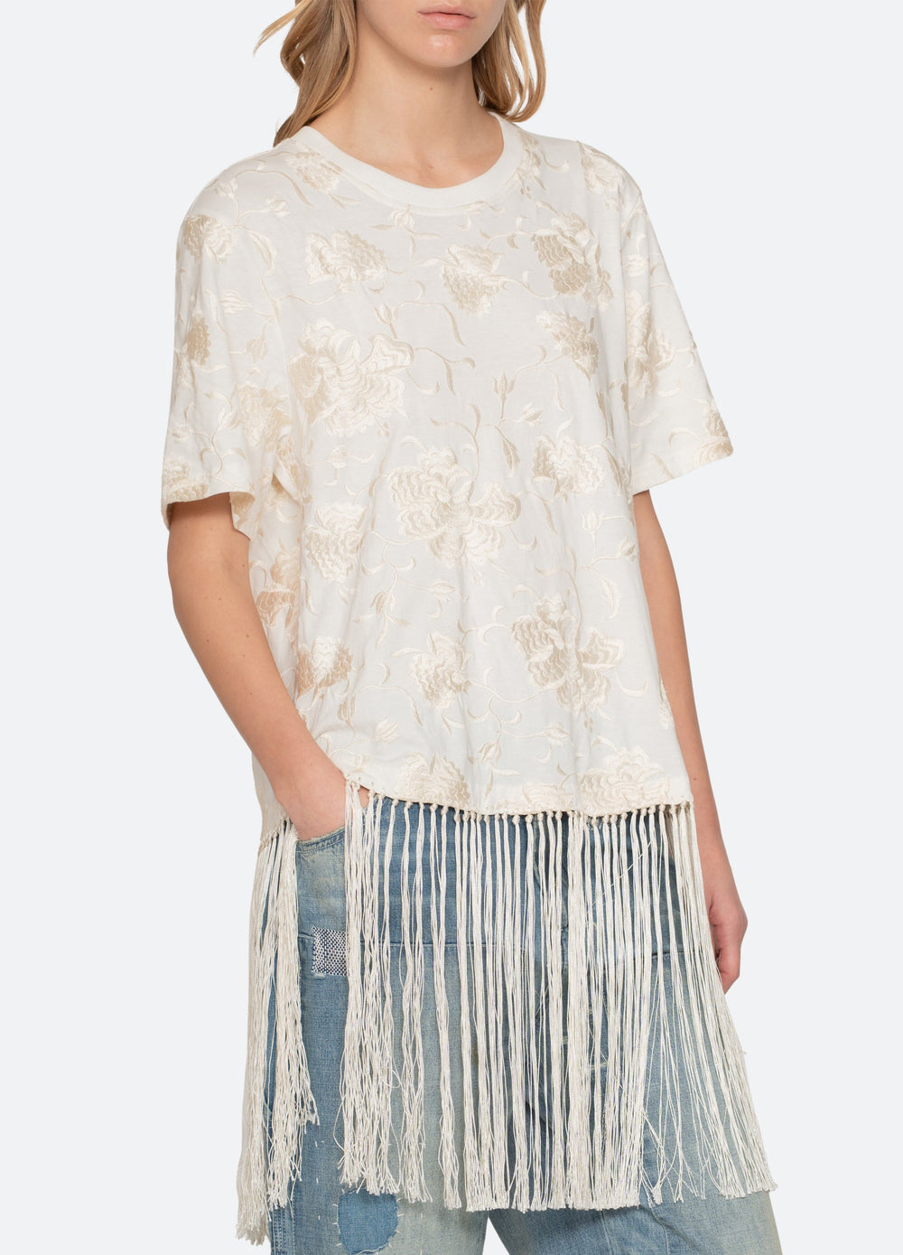 Rafina Combo T-Shirt White / Sea New York Outlet