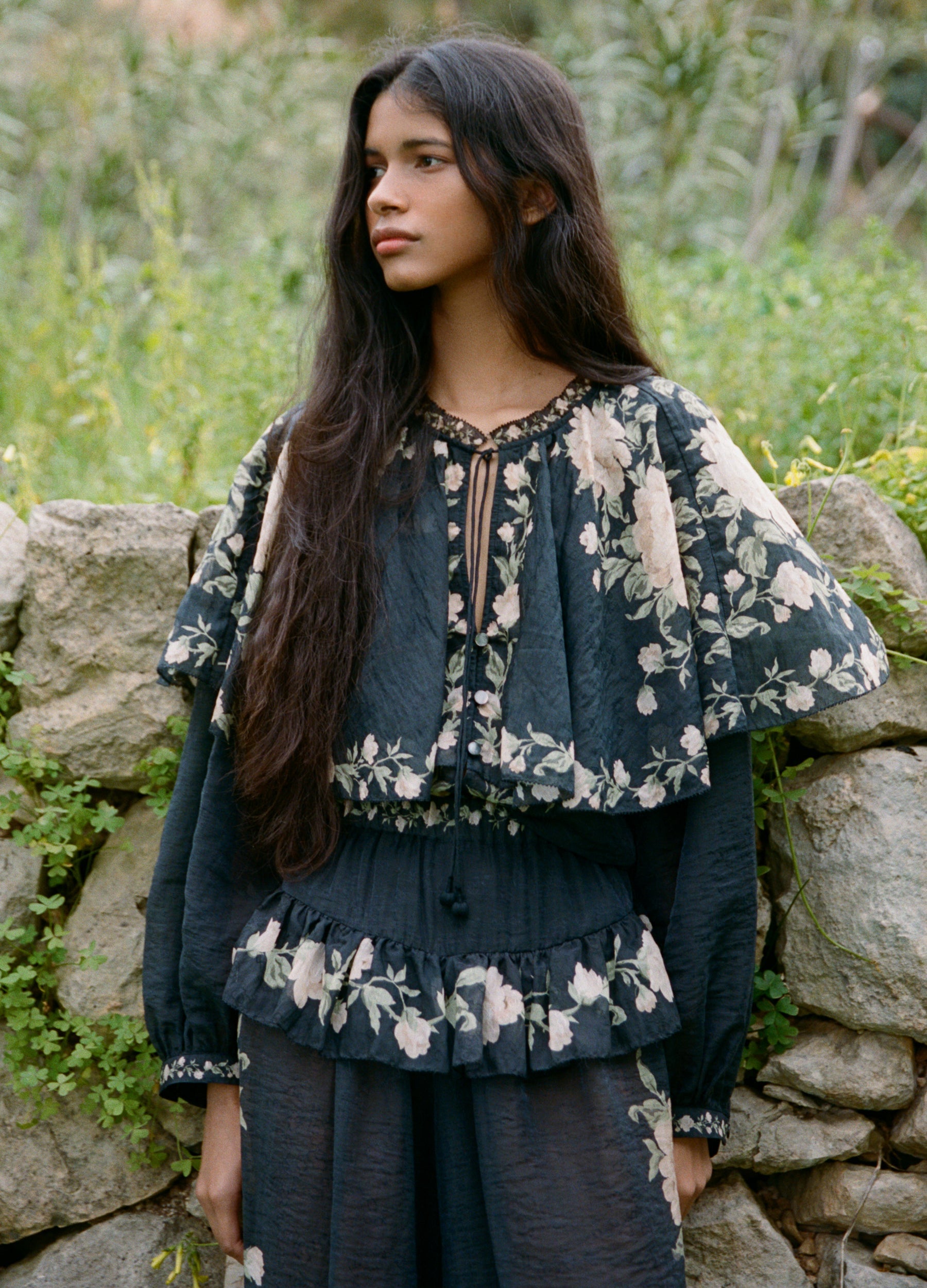 Christina Blouse Black / Sea New York