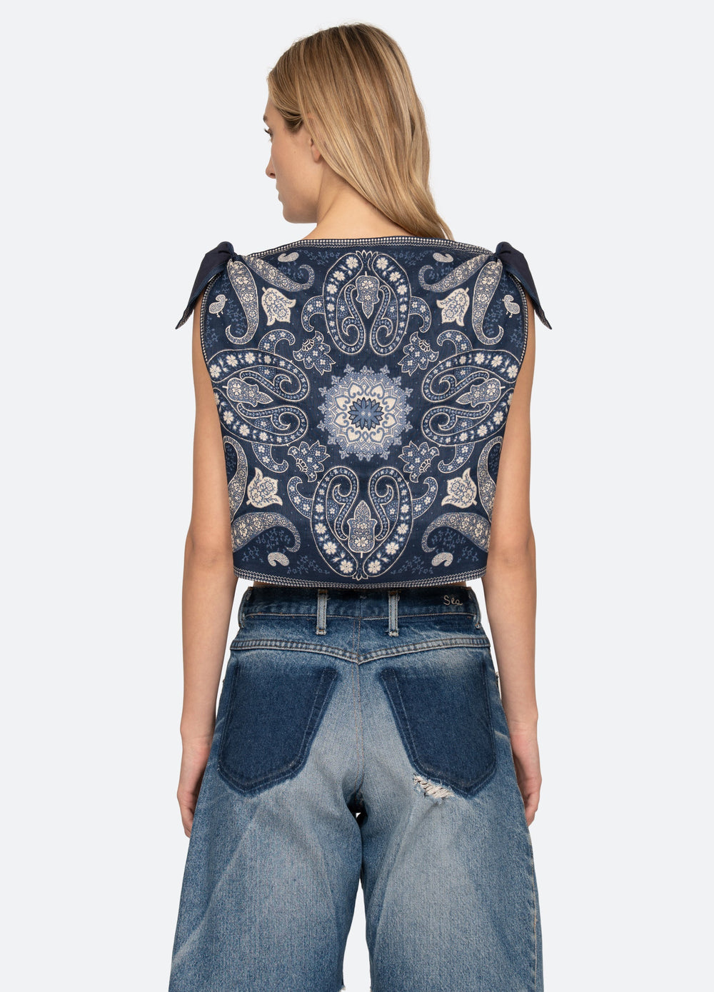 Emelina Top Navy / Sea New York Online