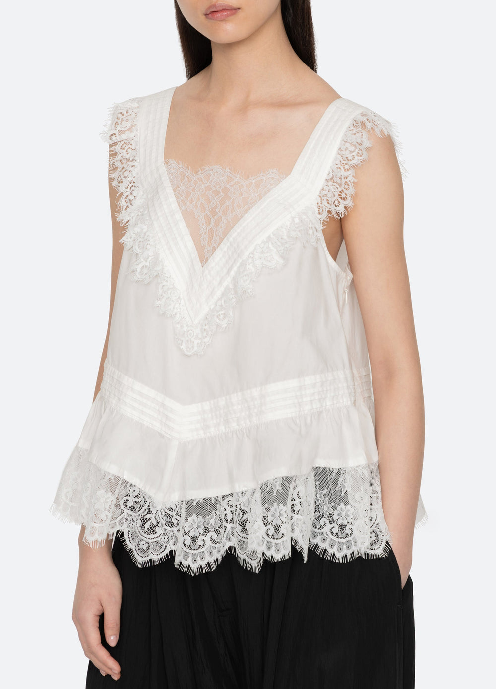 Hilda Top White / Sea New York US