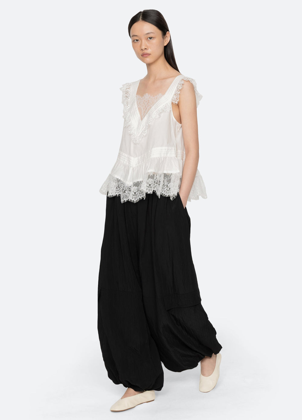 Hilda Top White / Sea New York US