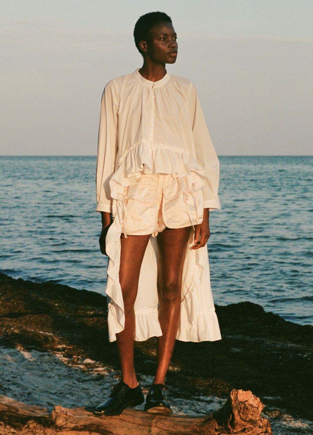 Solene Top Cream / Sea New York