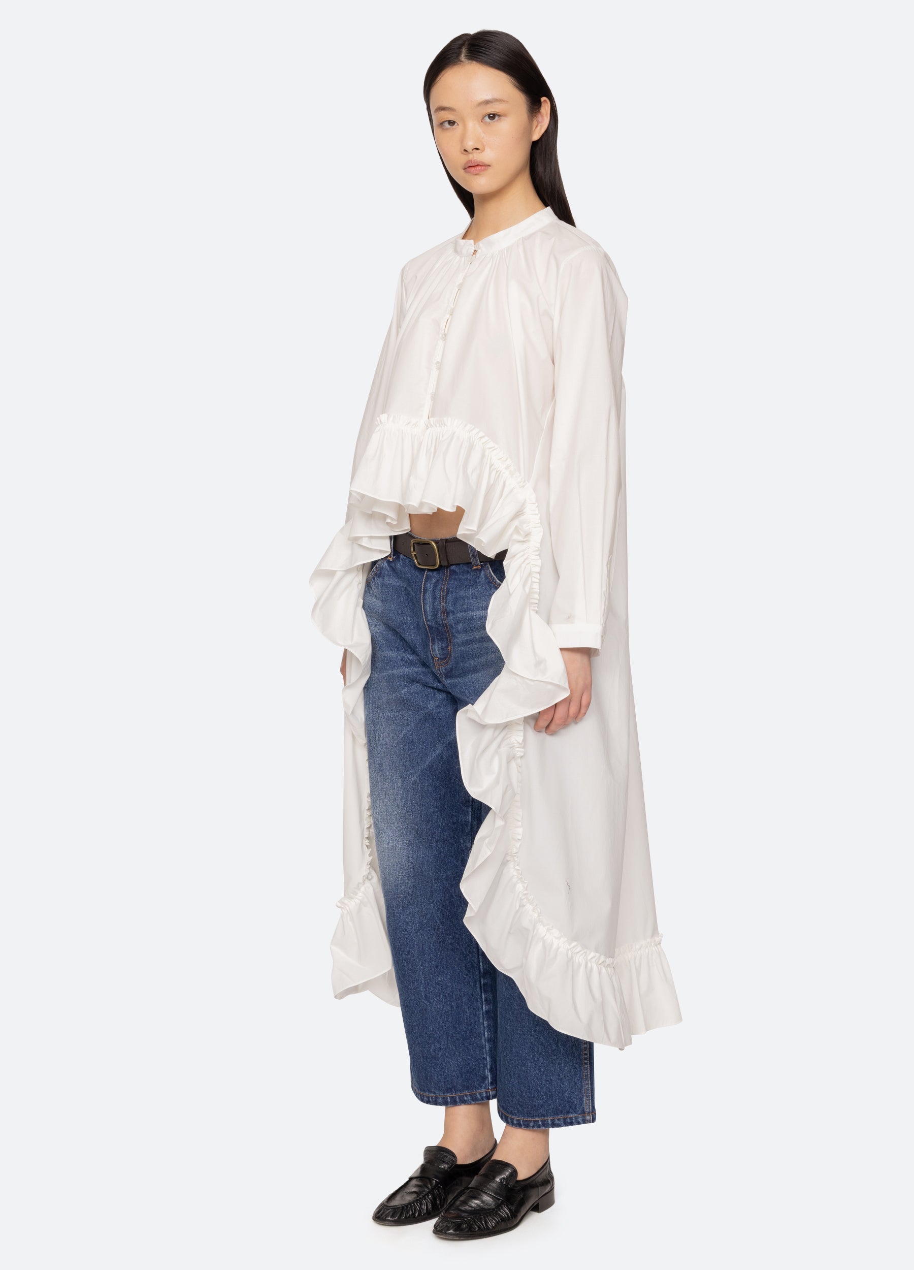 Solene Top Cream / Sea New York