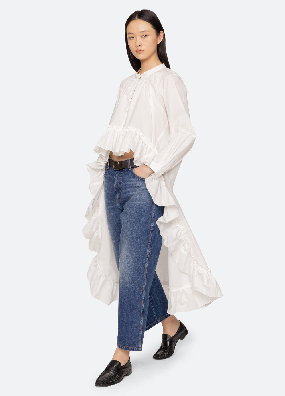 Solene Top Cream / Sea New York