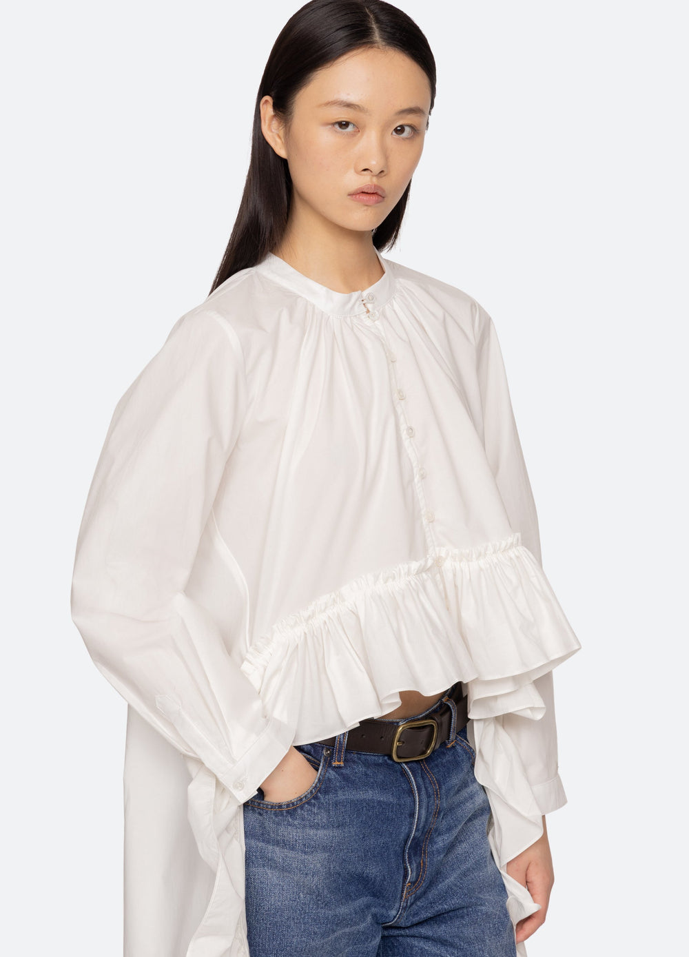 Solene Top Cream / Sea New York