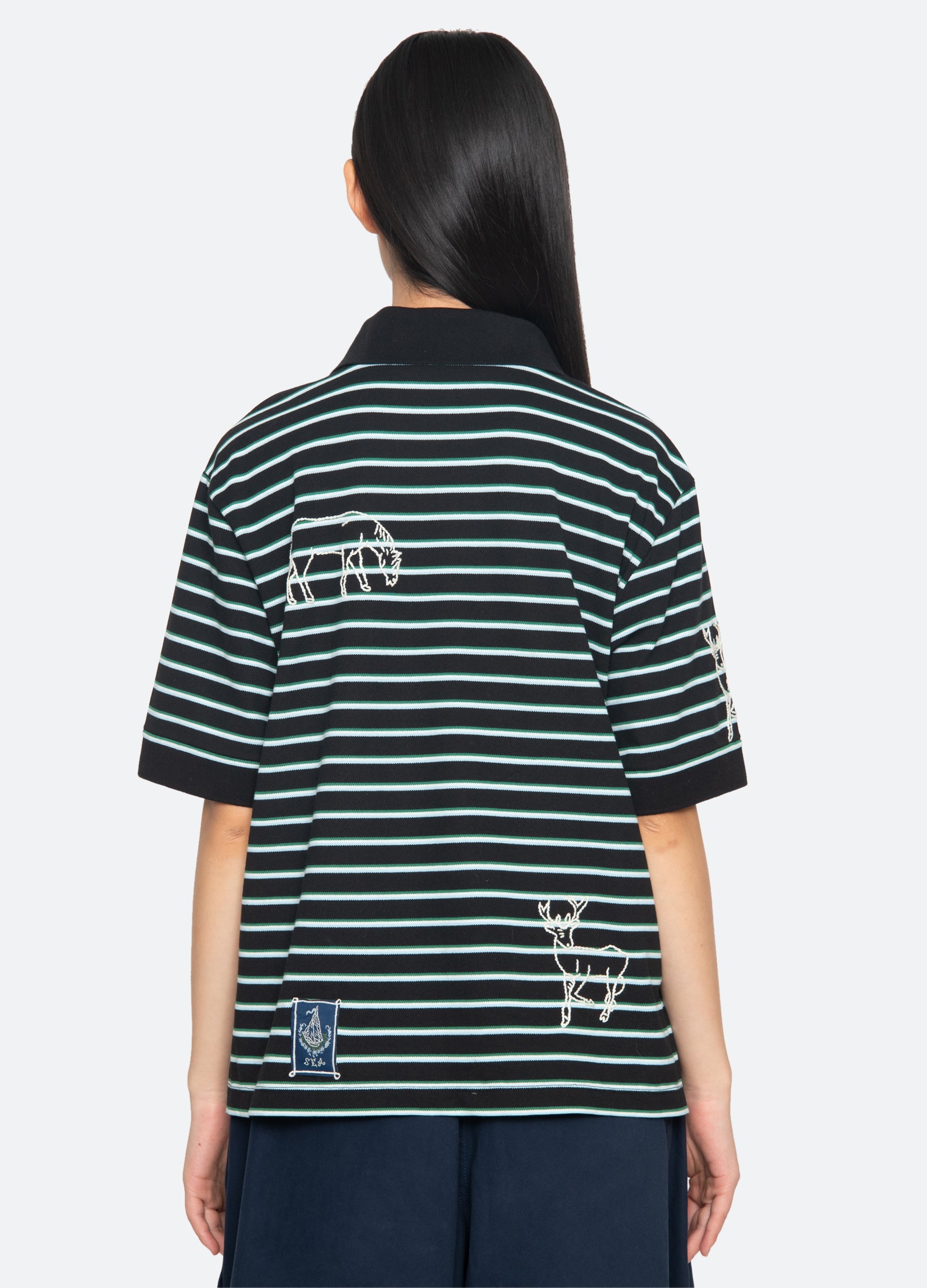 Winslow Top White / Sea New York