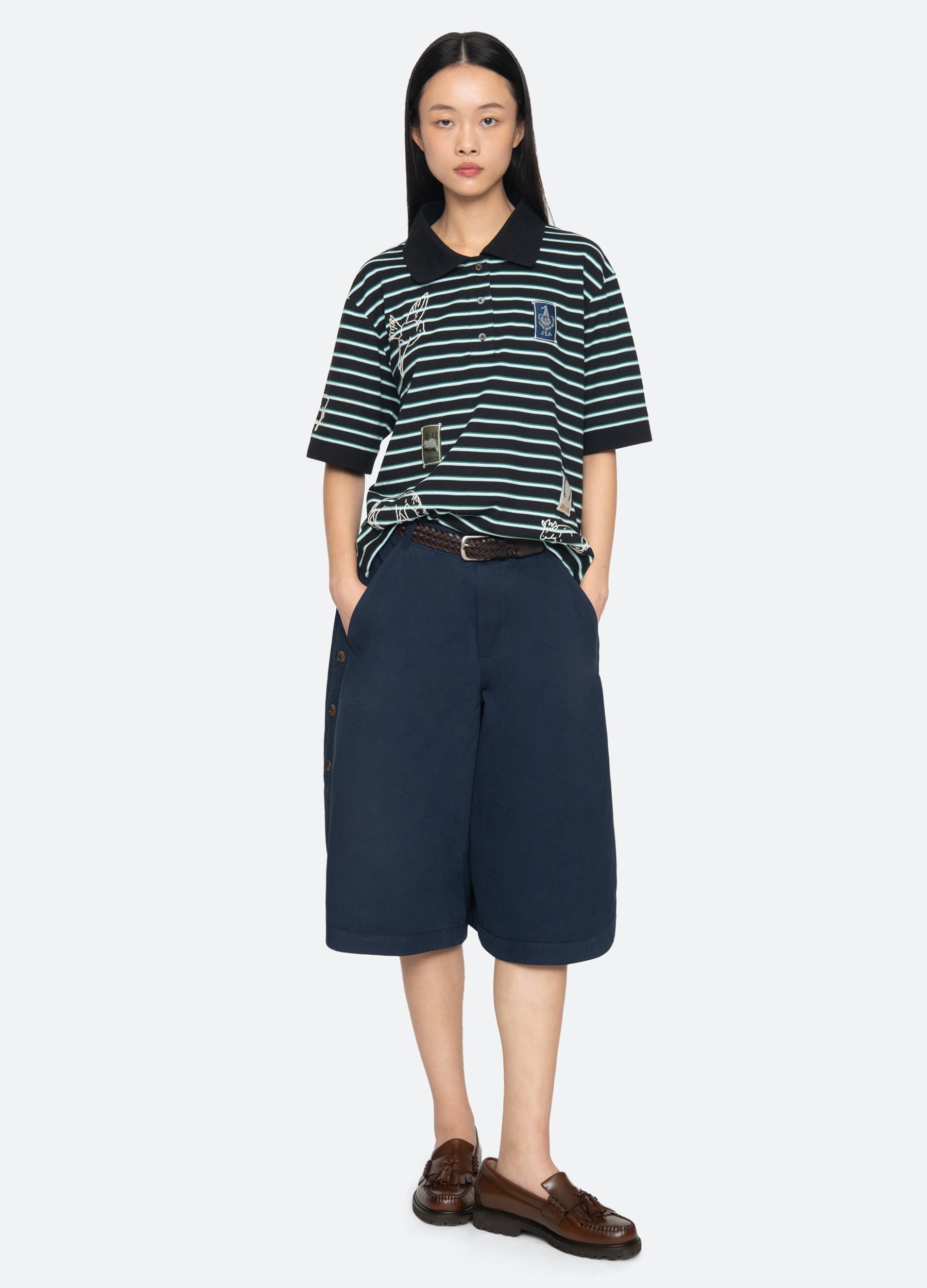 Winslow Top White / Sea New York