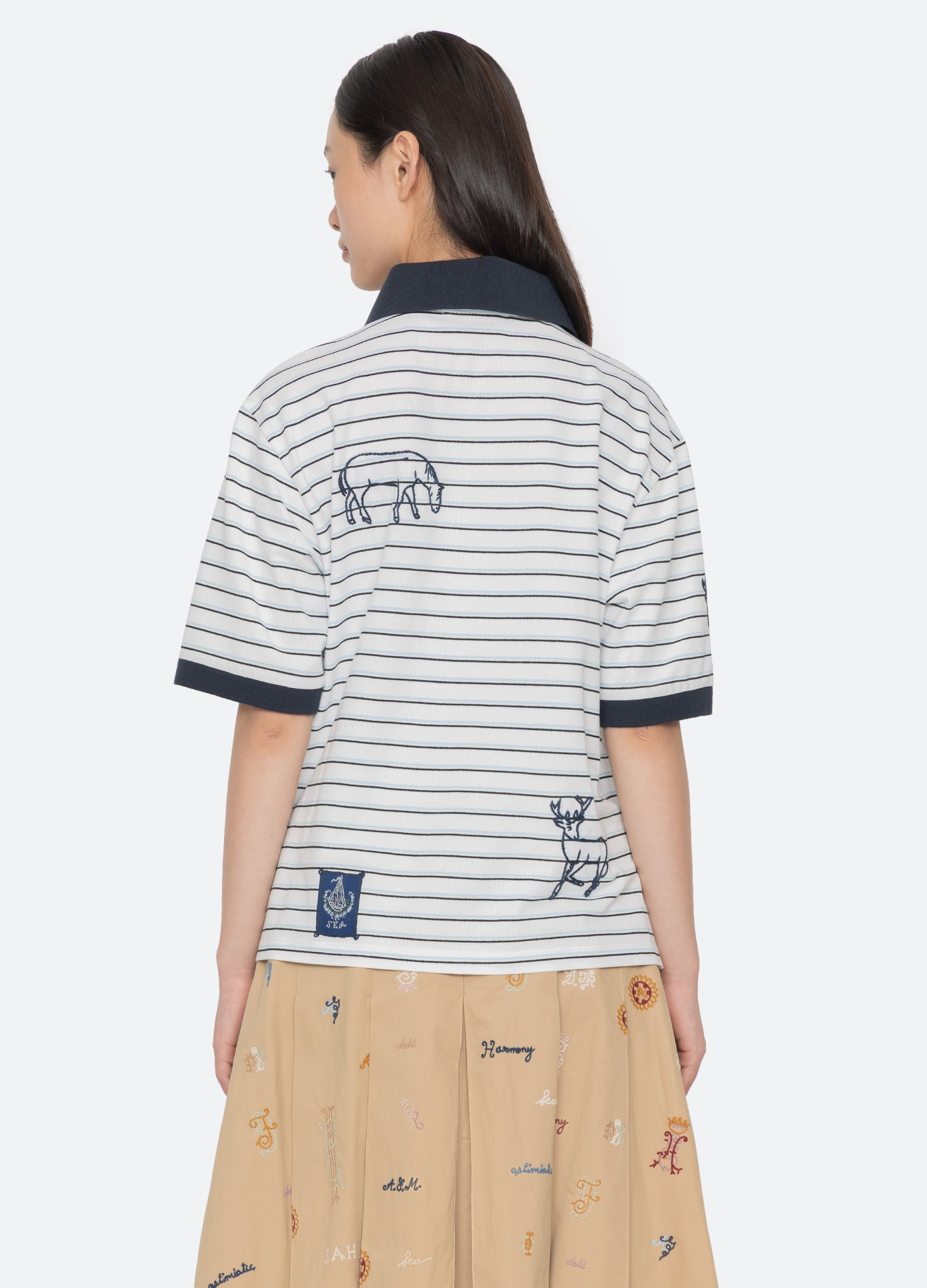 Winslow Top White / Sea New York