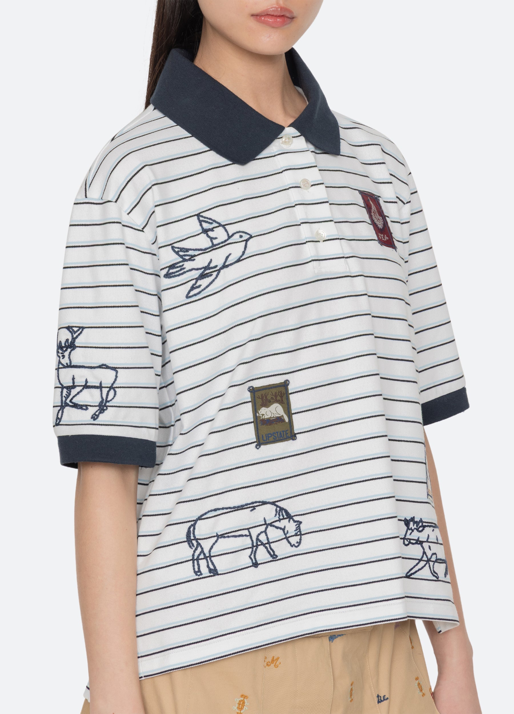 Winslow Top White / Sea New York