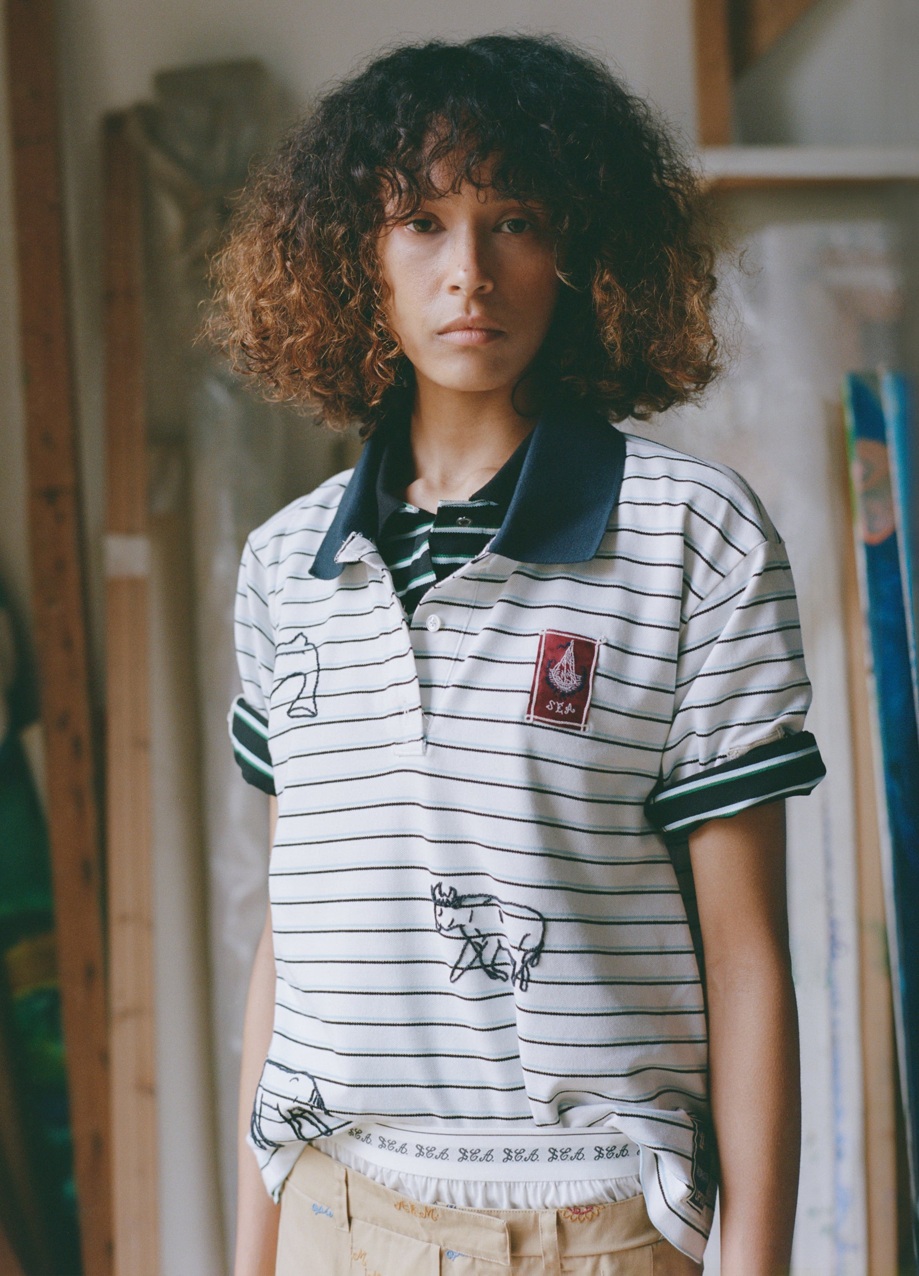 Winslow Top White / Sea New York Discount