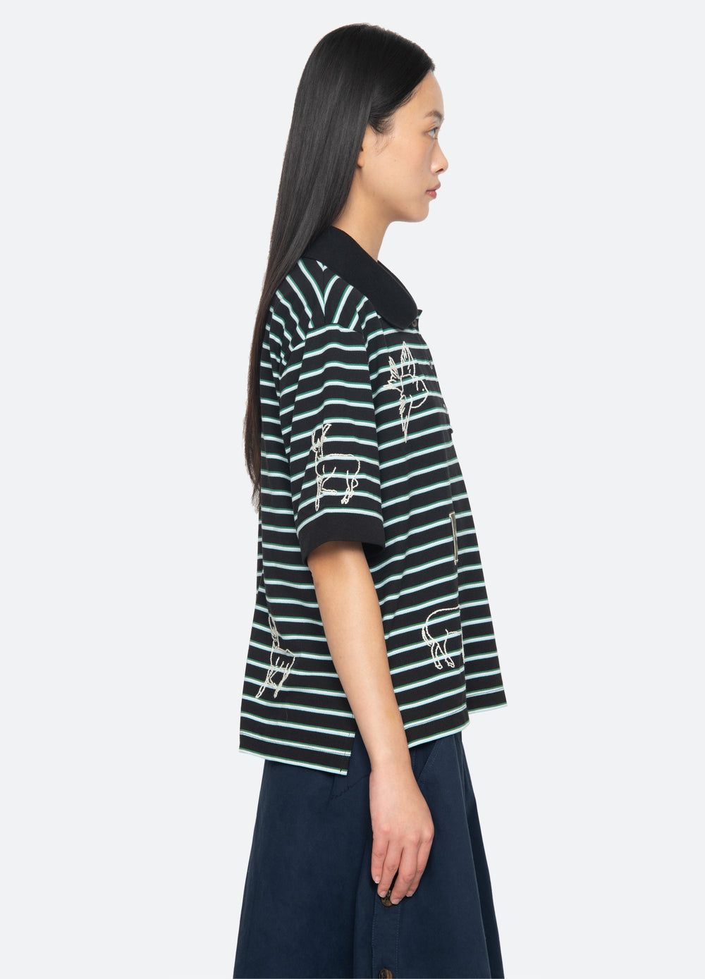 Winslow Top White / Sea New York Discount