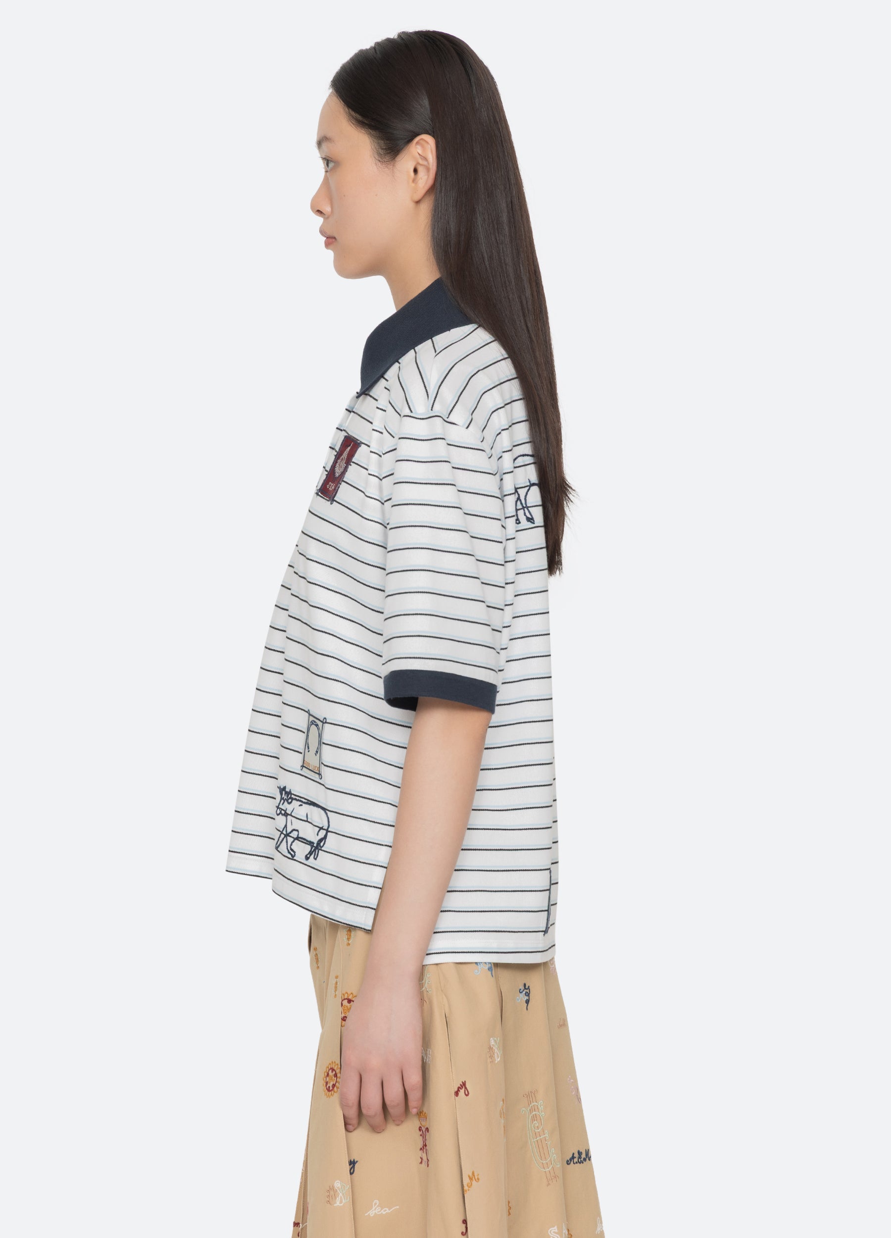 Winslow Top White / Sea New York Discount