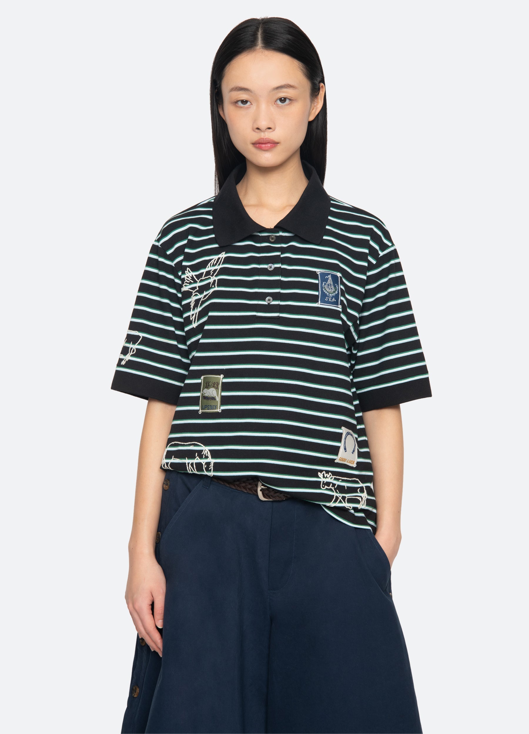 Winslow Top White / Sea New York Discount