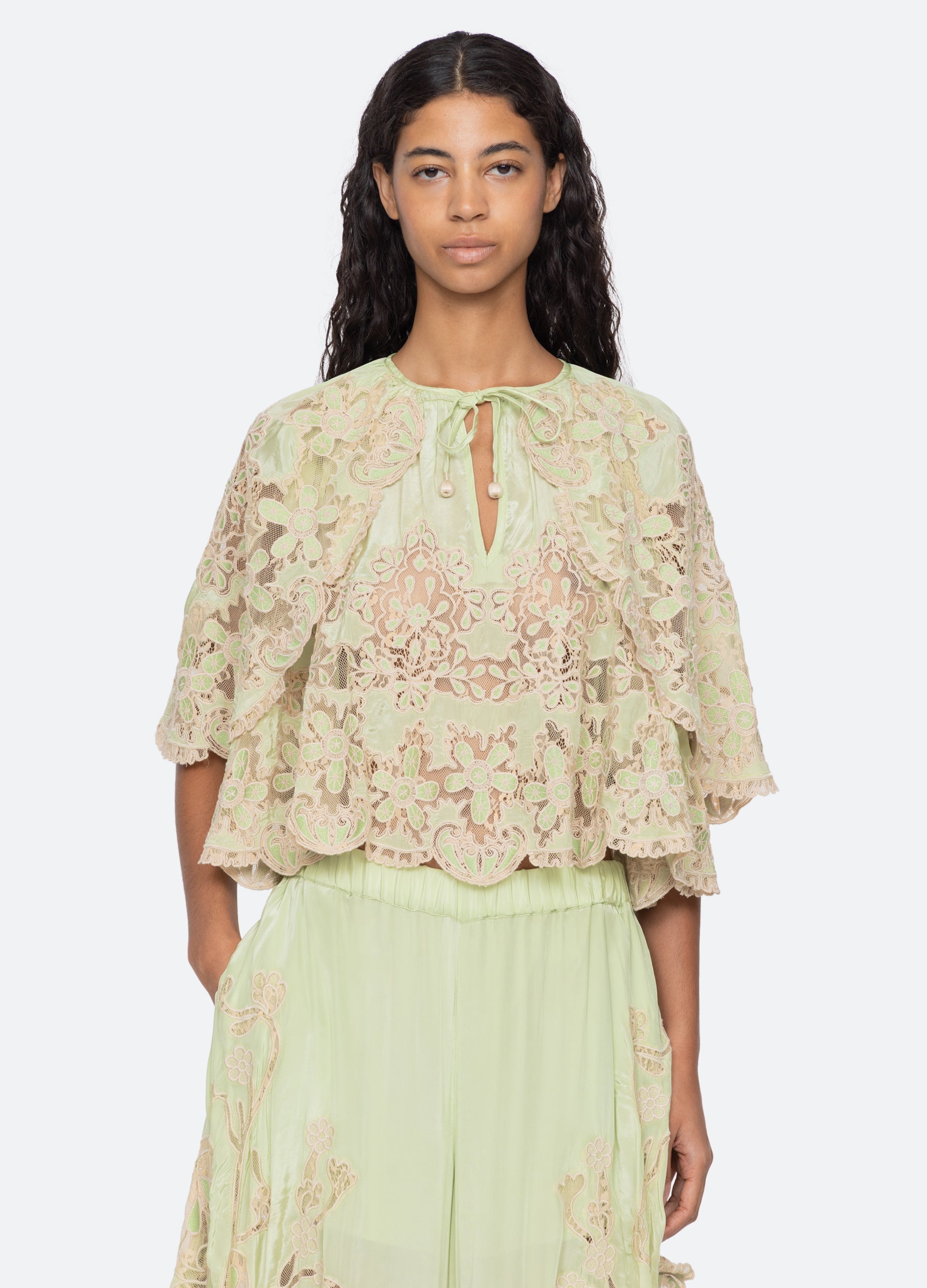 Gracelyn Top Green / Sea New York US