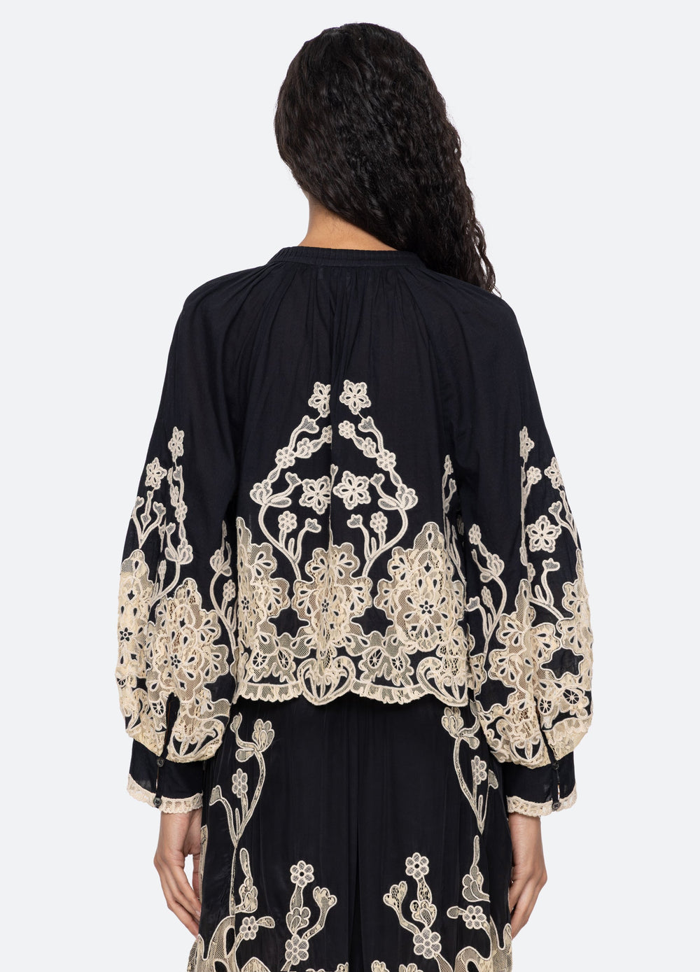 Gracelyn L/S Top Black / Sea New York For Sale