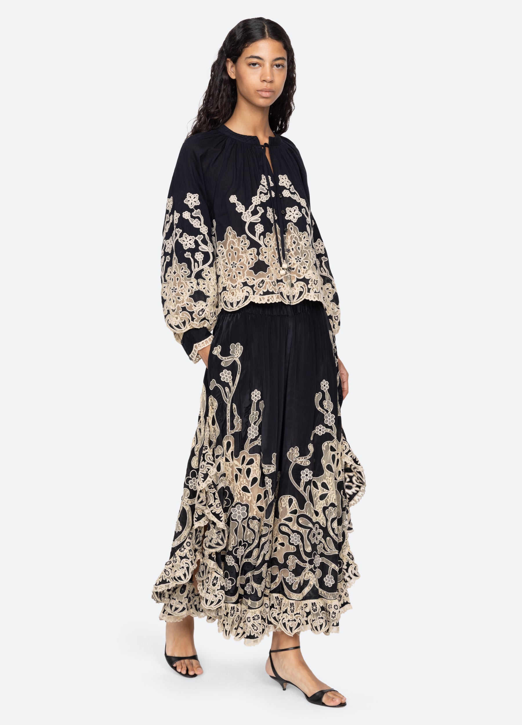 Gracelyn L/S Top Black / Sea New York For Sale