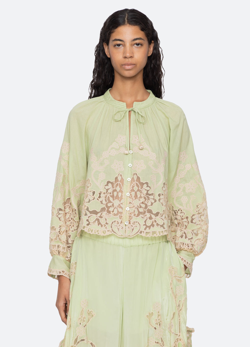 Gracelyn L/S Top Black / Sea New York For Sale