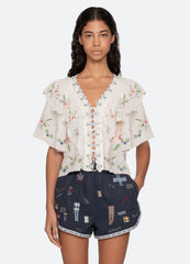Serafina S/S Top Cream / Sea New York Near me