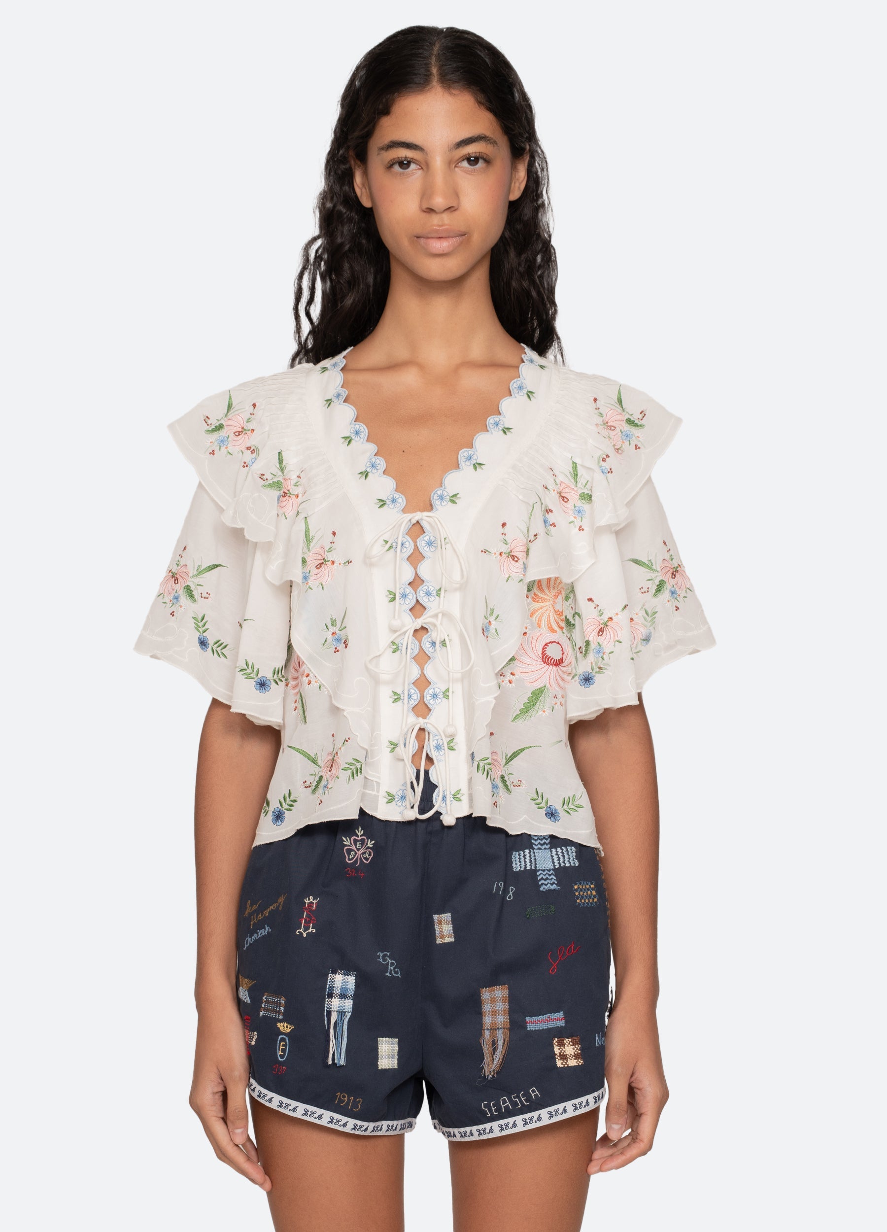 Serafina S/S Top Cream / Sea New York Near me