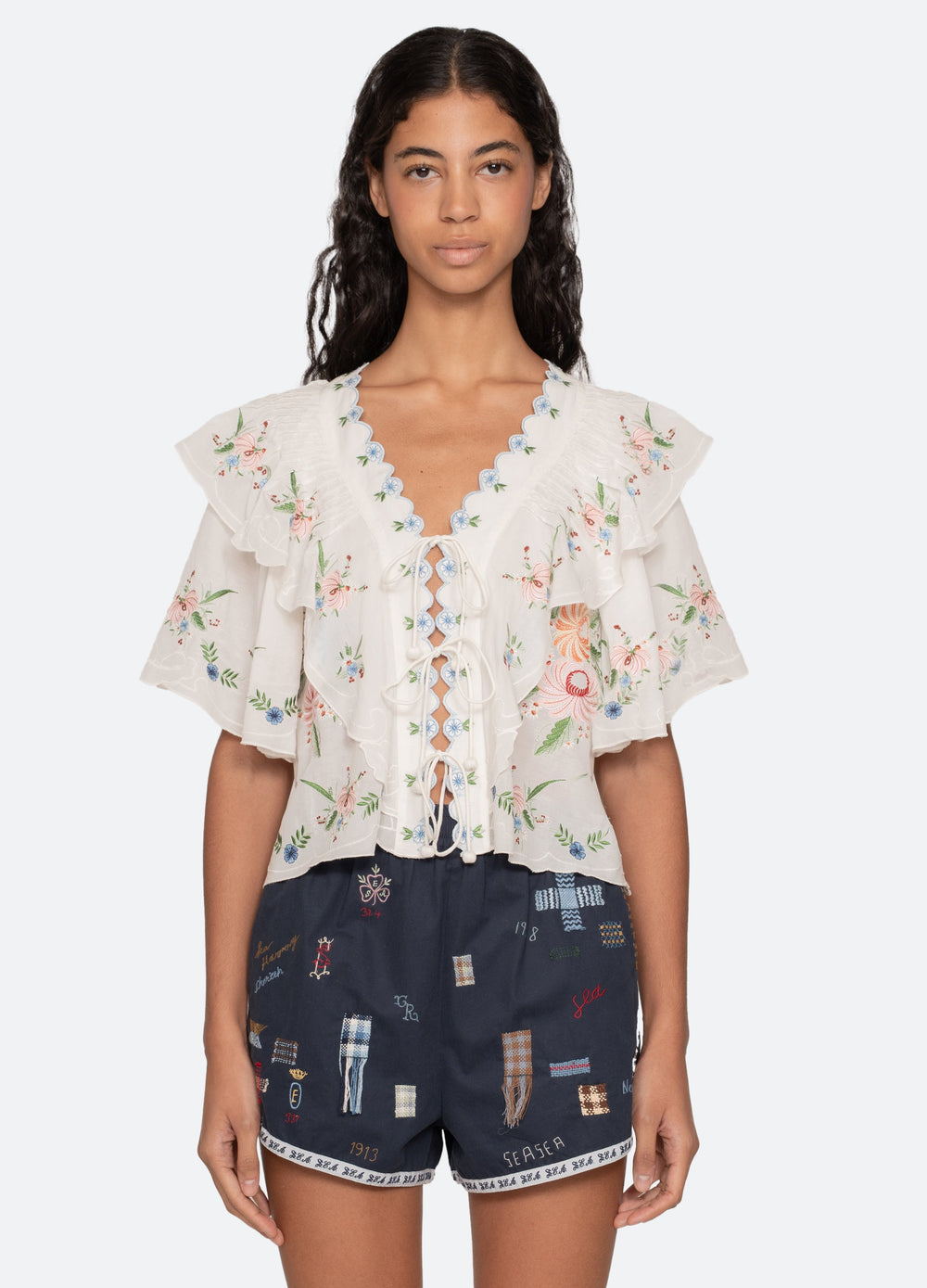 Serafina S/S Top Cream / Sea New York Near me
