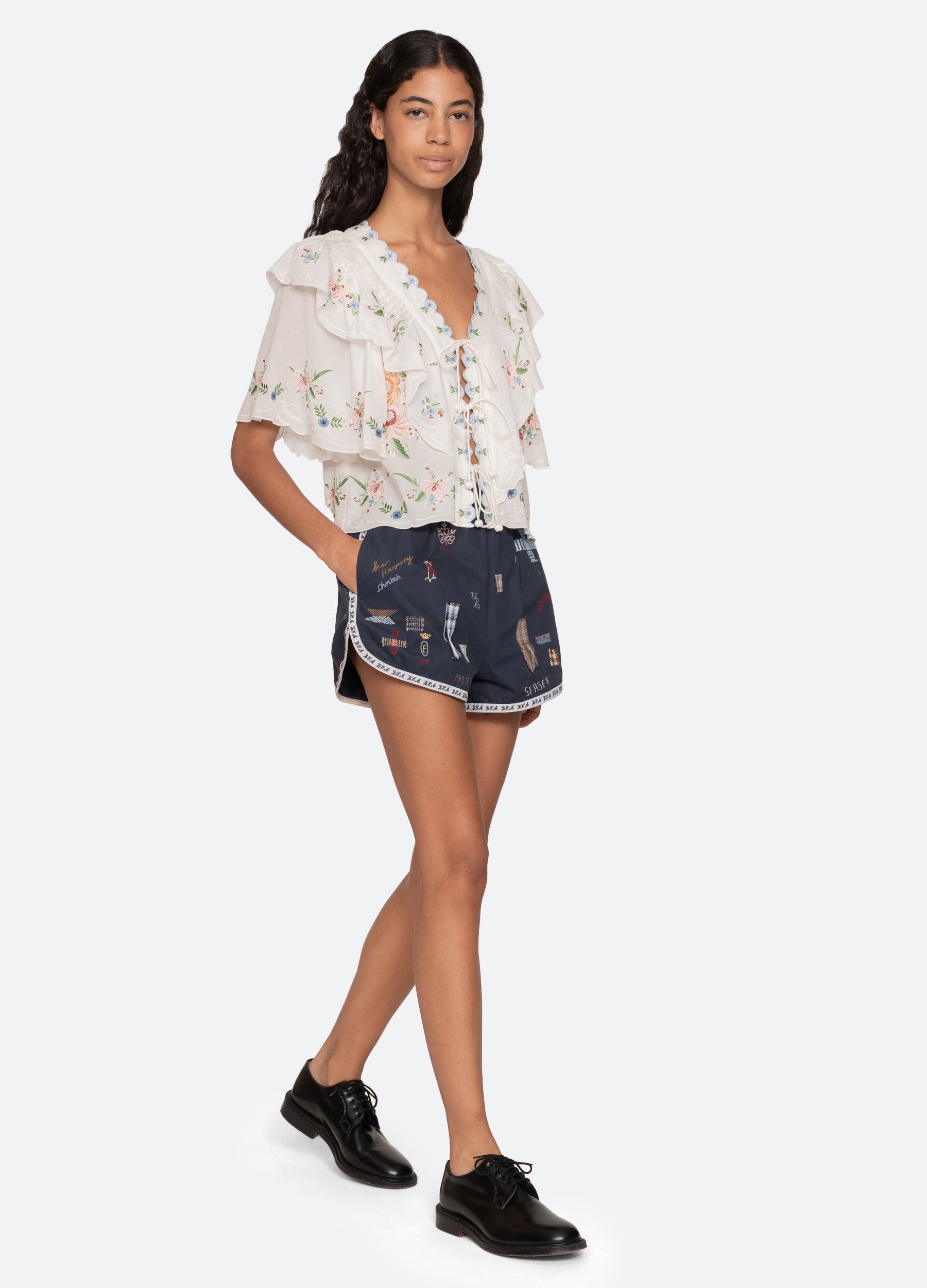 Serafina S/S Top Cream / Sea New York Near me