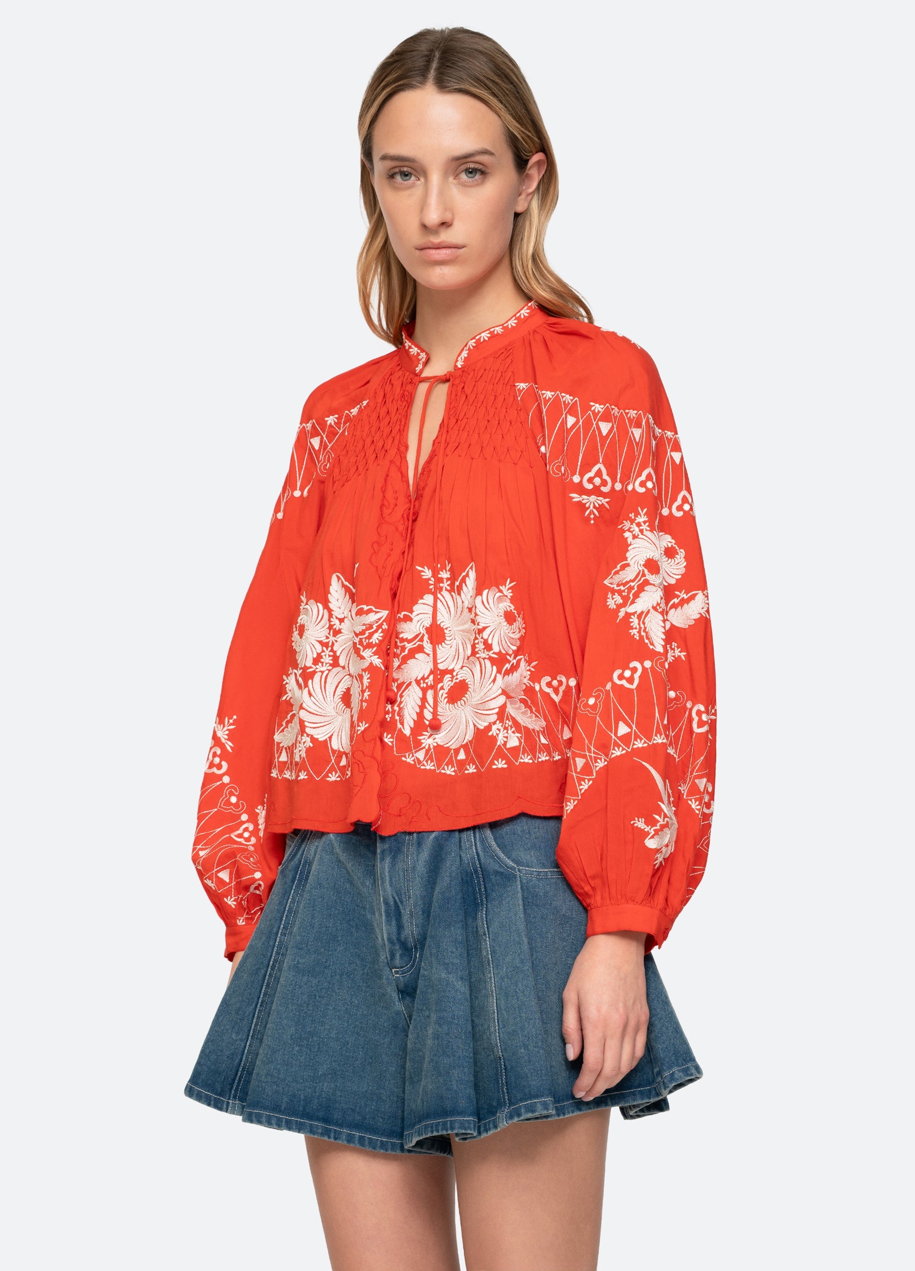 Serafina Top Cream / Sea New York