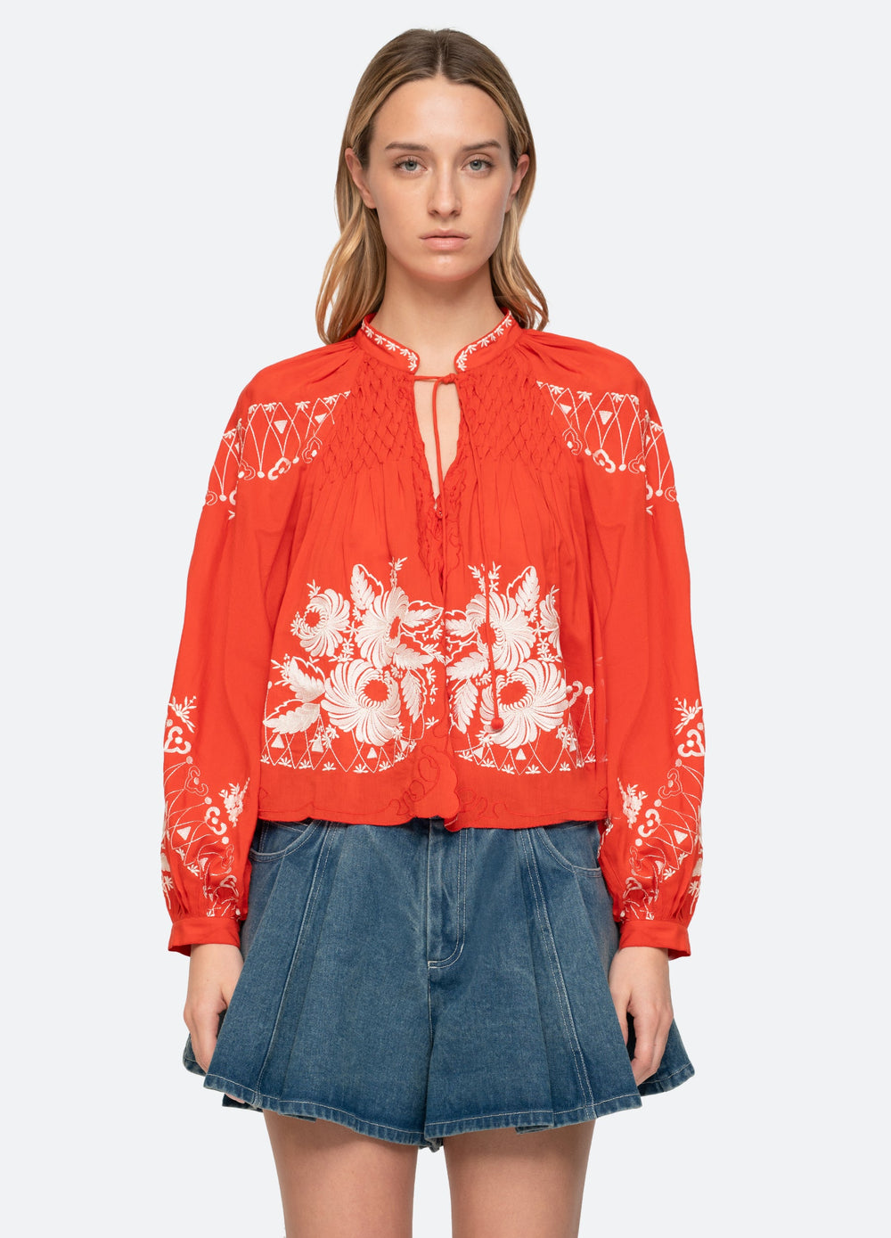 Serafina Top Cream / Sea New York