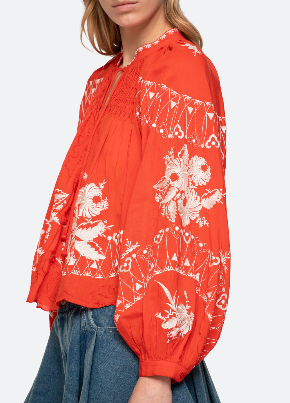 Serafina Top Cream / Sea New York