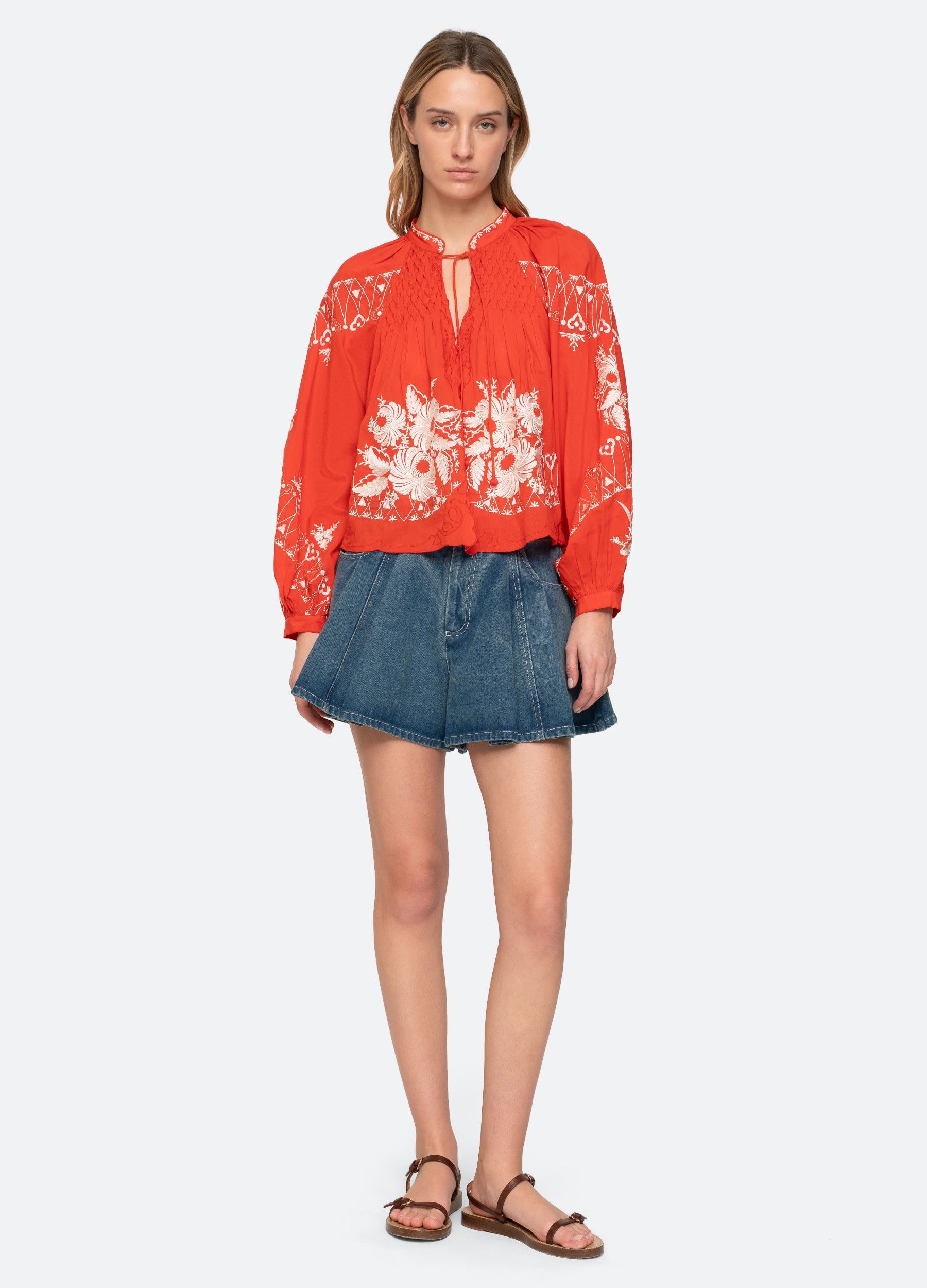 Serafina Top Cream / Sea New York