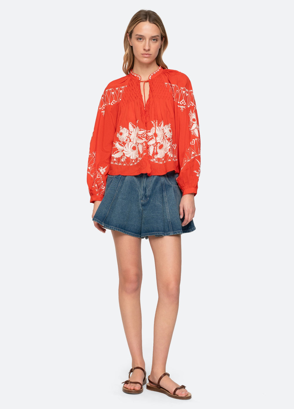 Serafina Top Cream / Sea New York