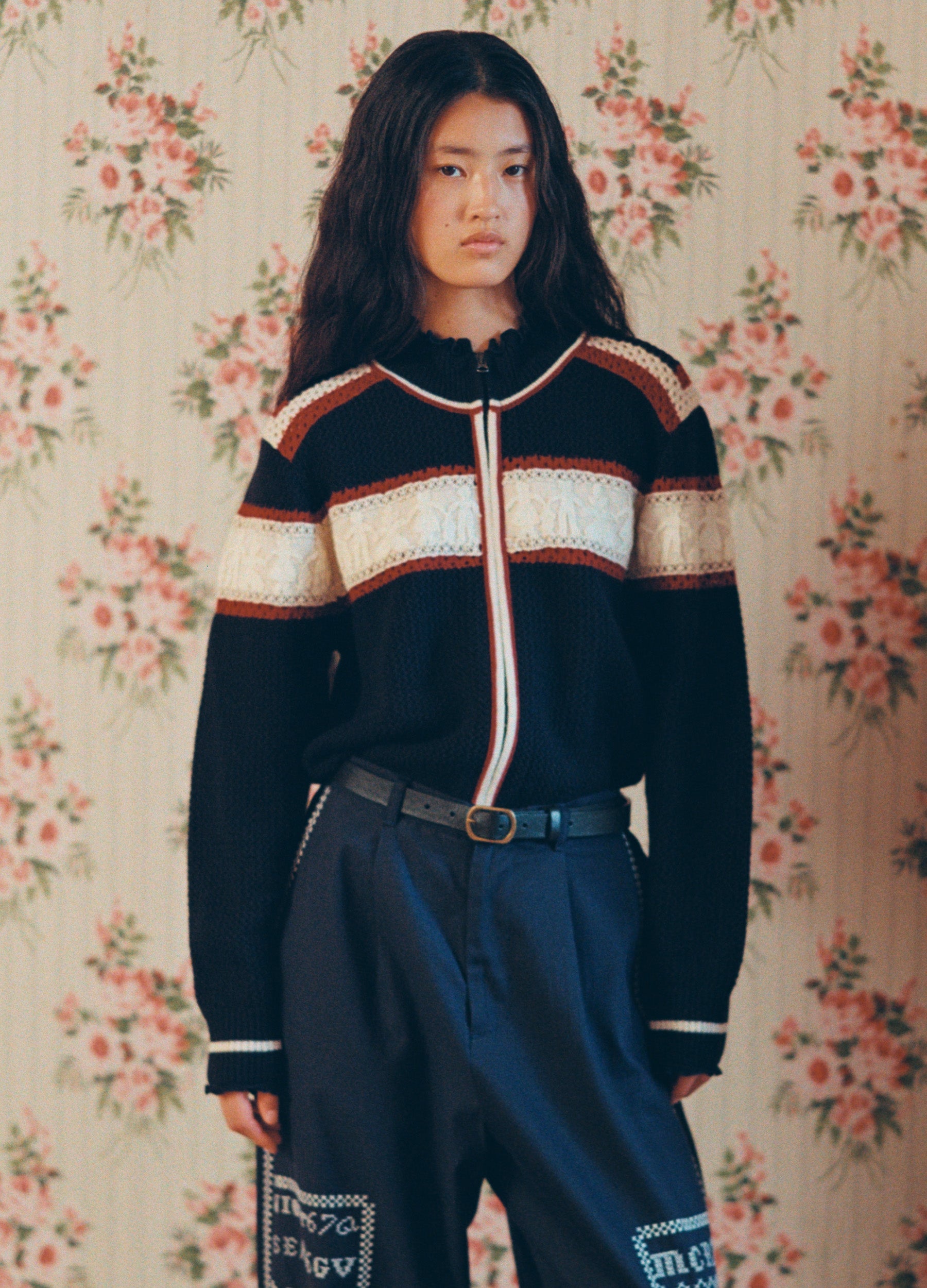 Hester Zip Cardigan Multi / Sea New York