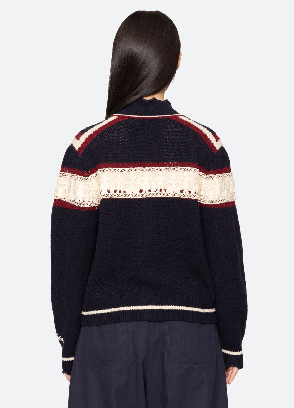 Hester Zip Cardigan Multi / Sea New York