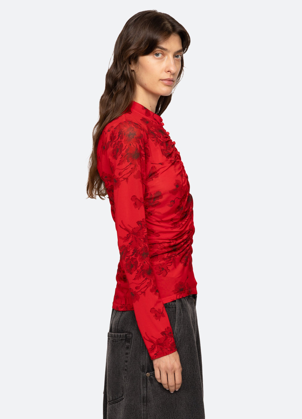 Cornelia L/S Top Black / Sea New York For Sale