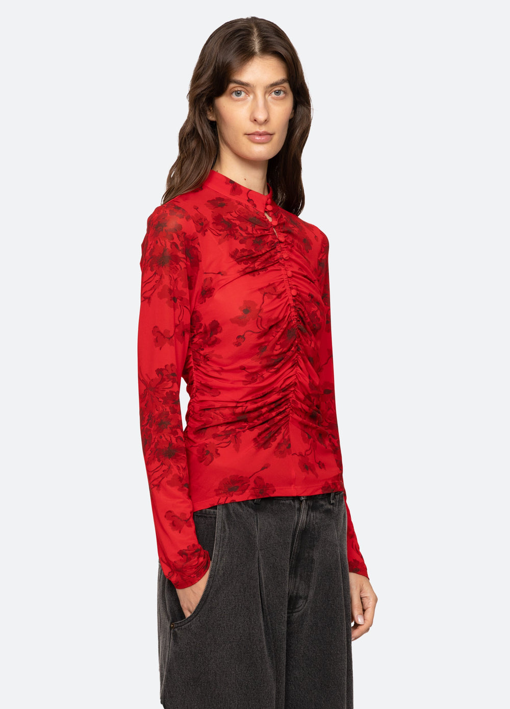 Cornelia L/S Top Black / Sea New York For Sale