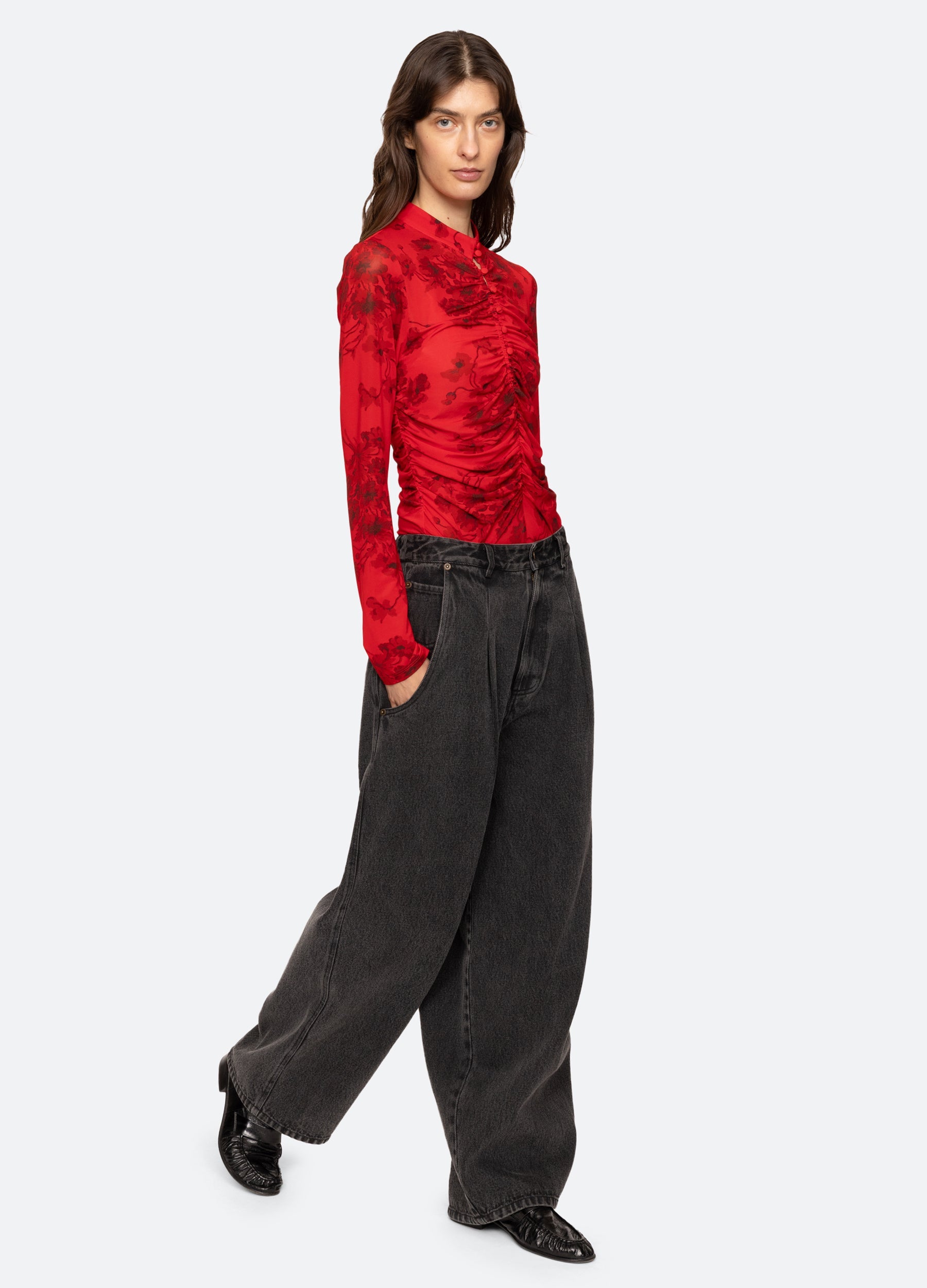 Cornelia L/S Top Black / Sea New York For Sale