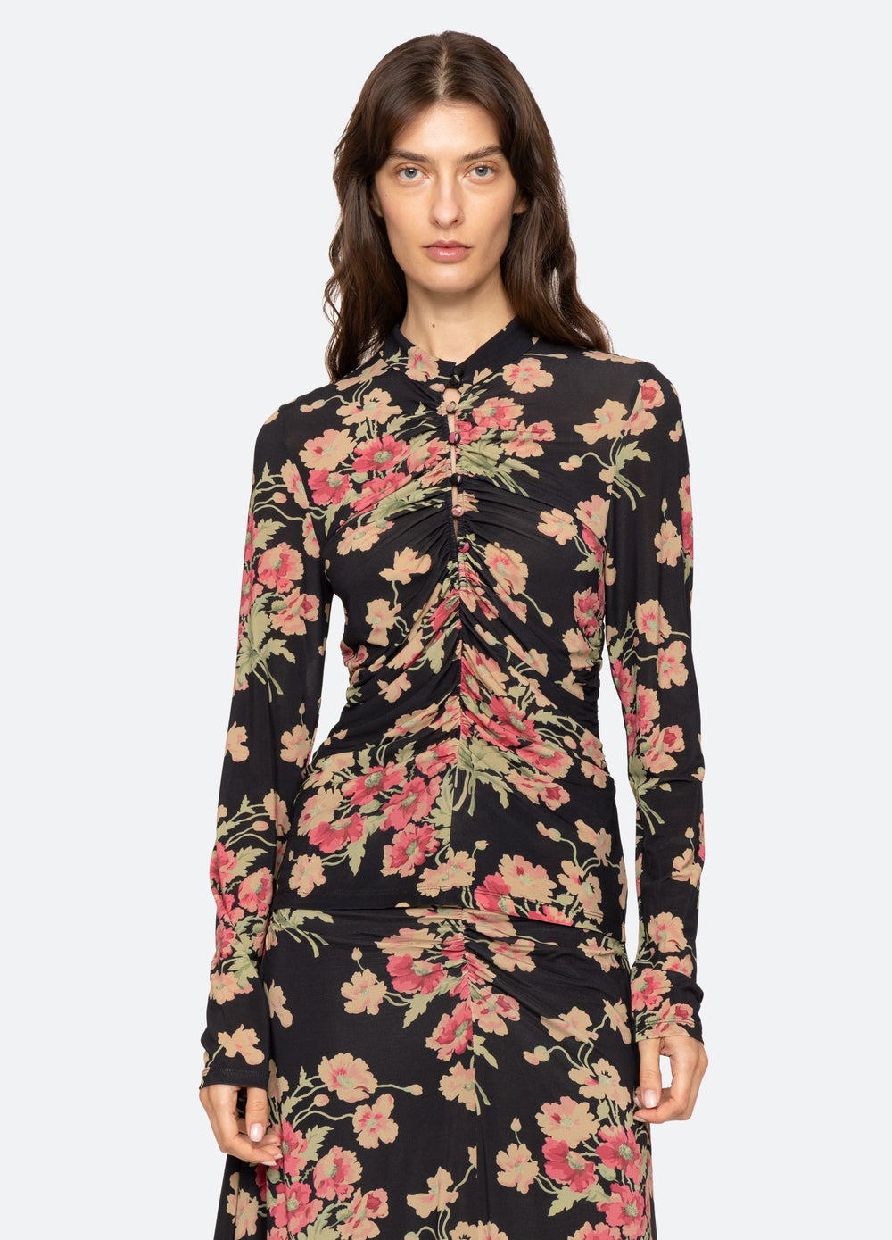 Cornelia L/S Top Black / Sea New York For Sale