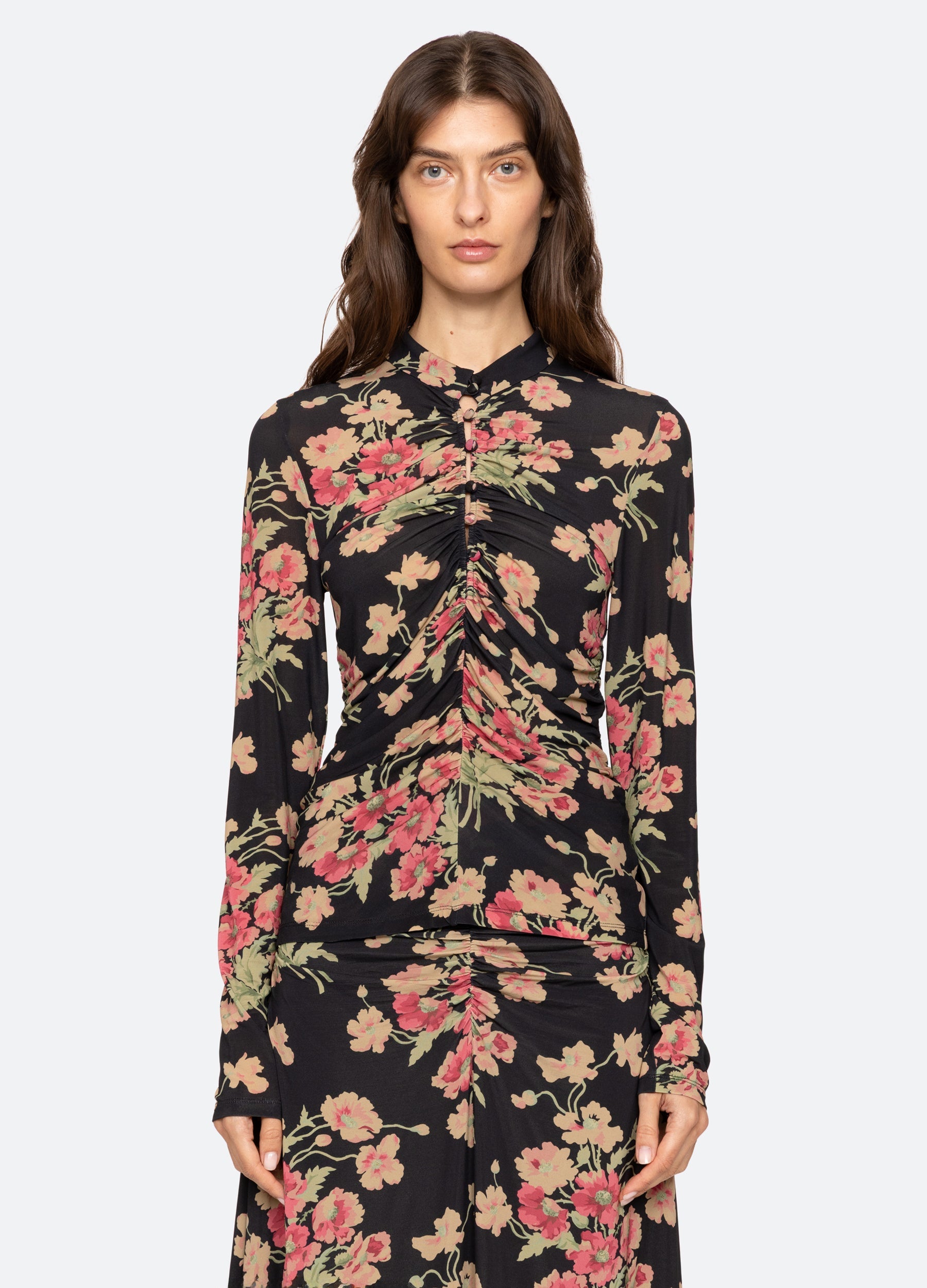 Cornelia L/S Top Black / Sea New York For Sale