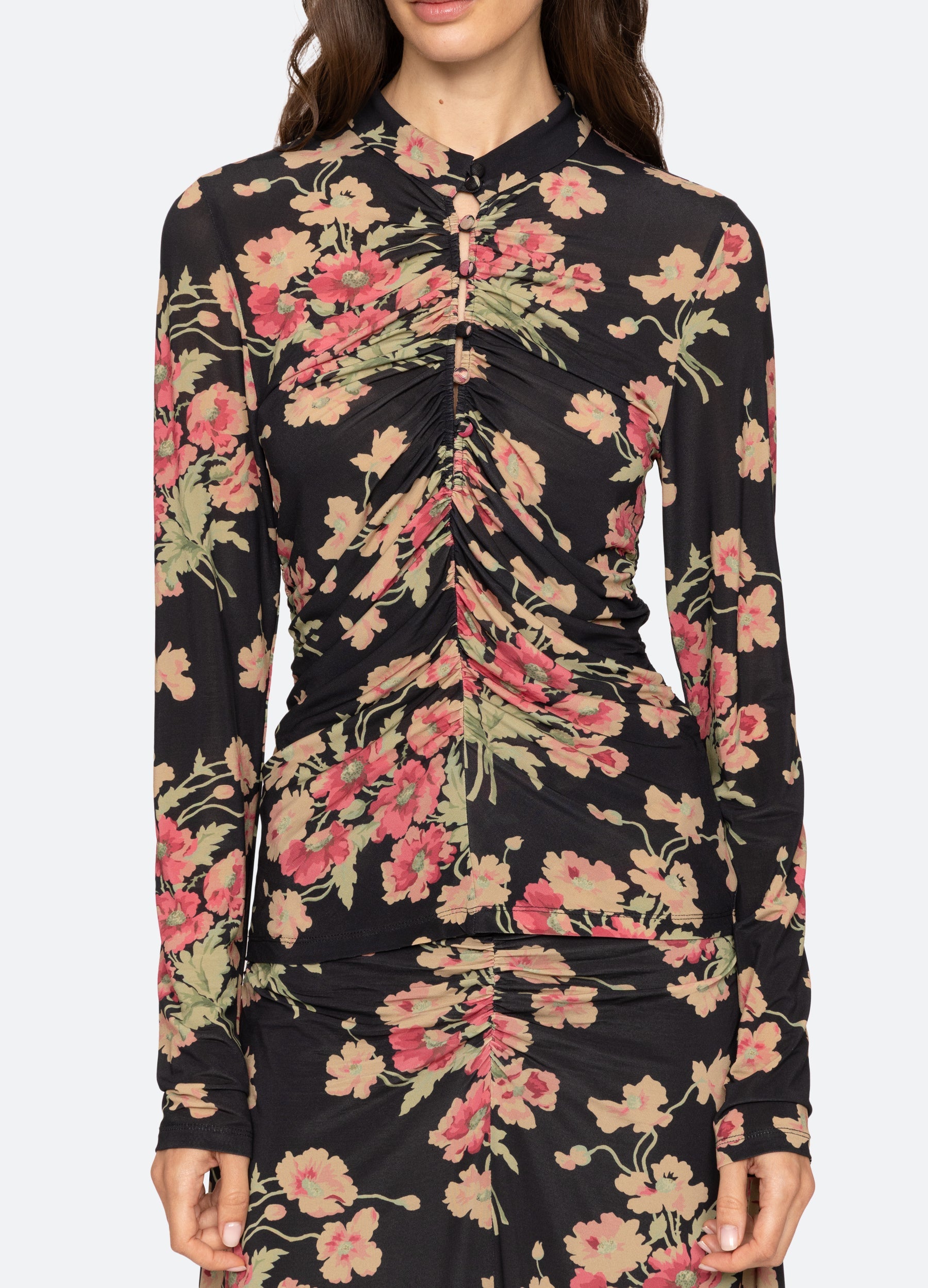 Cornelia L/S Top Black / Sea New York For Sale