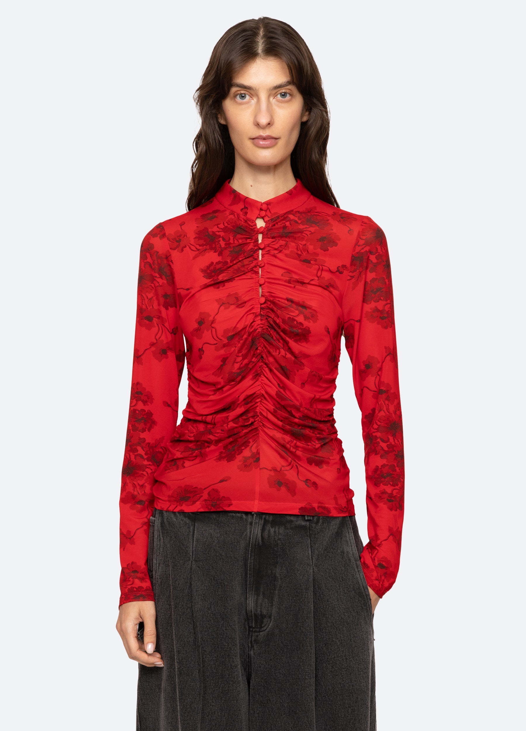 Cornelia L/S Top Black / Sea New York For Sale
