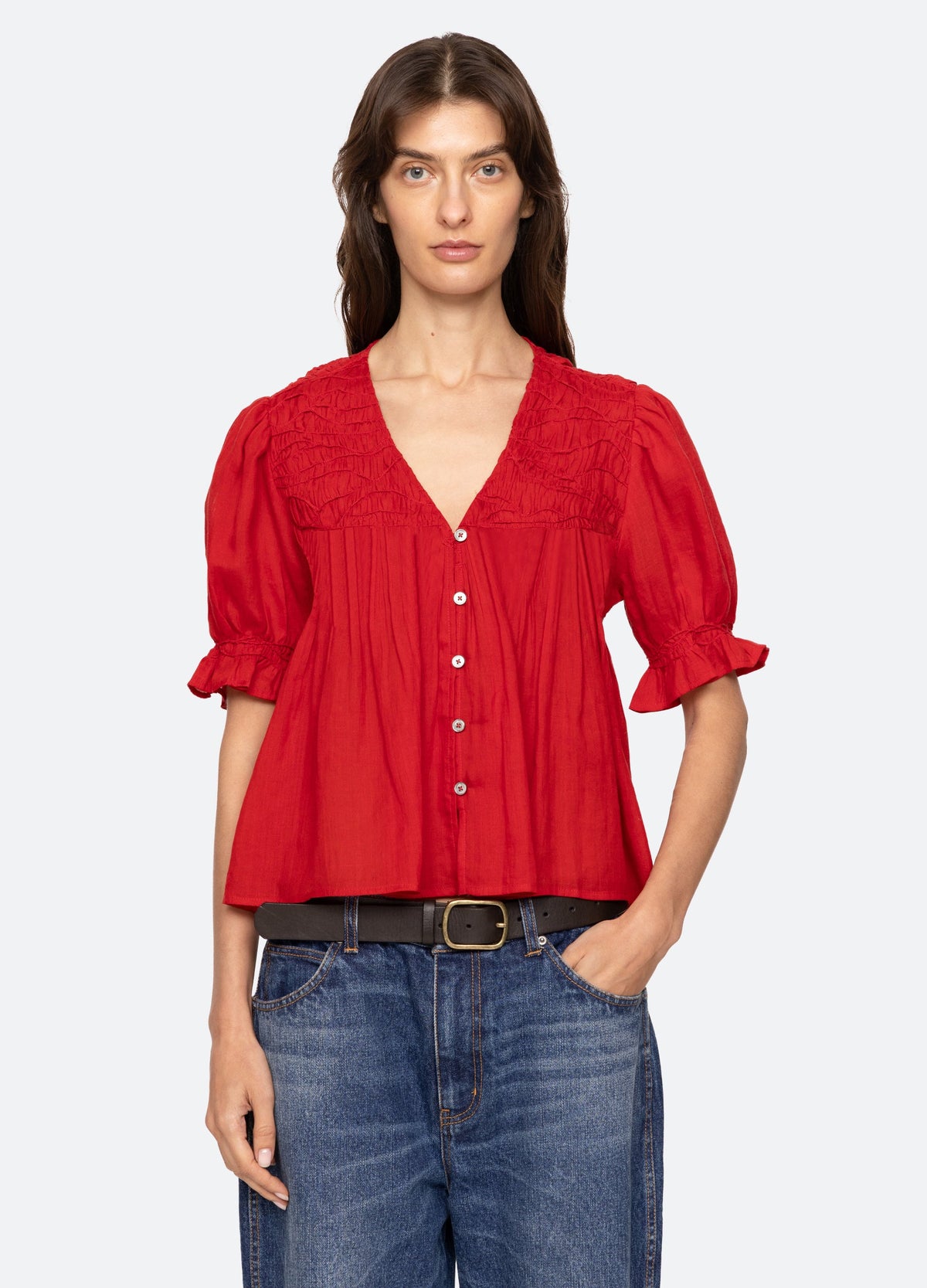 Imogen Top Red / Sea New York