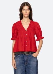 Imogen Top Red / Sea New York